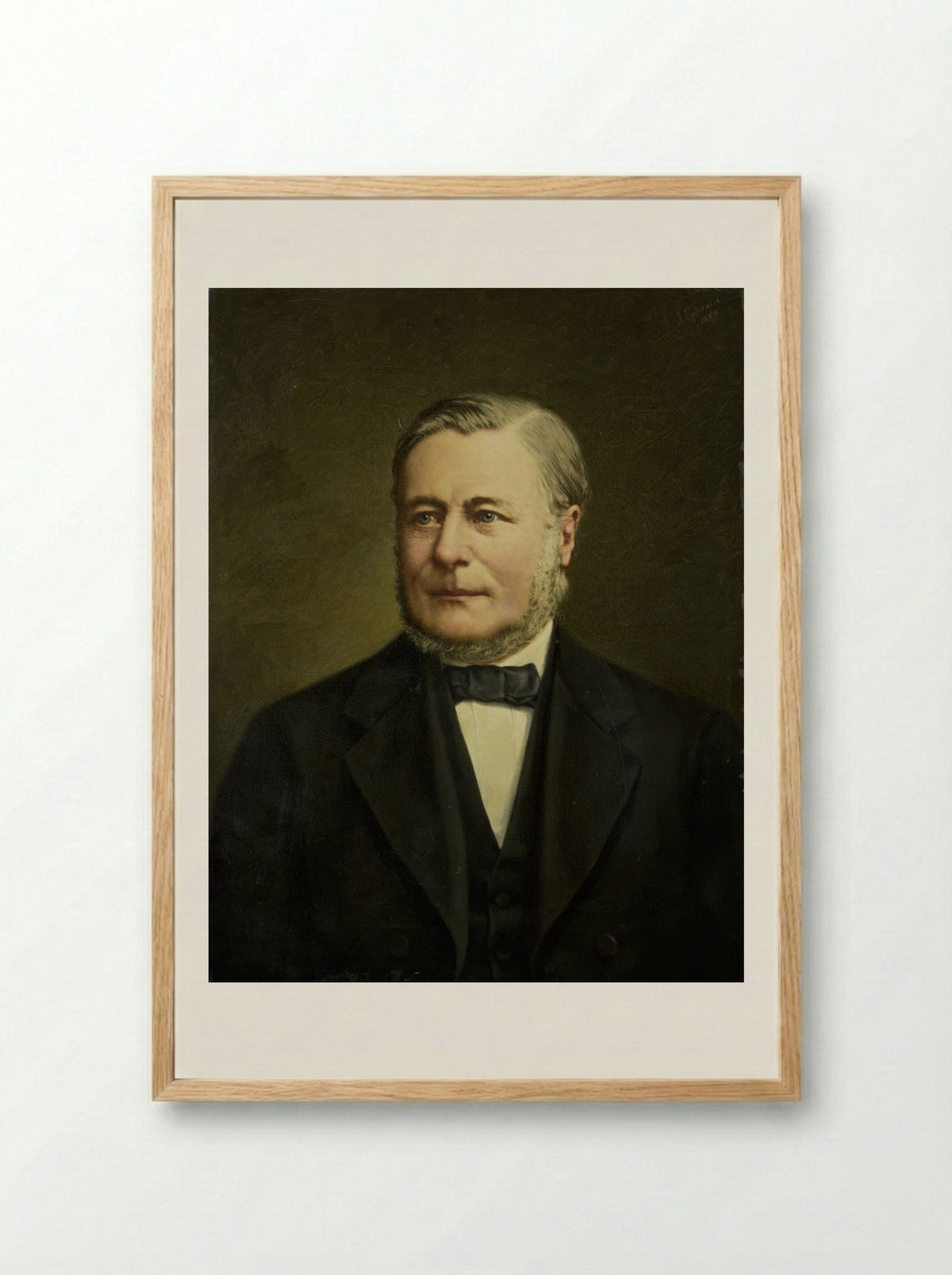 Portret van Pieter Hendrik van Gelder - Johannes Ephraim - Framed Print Wood