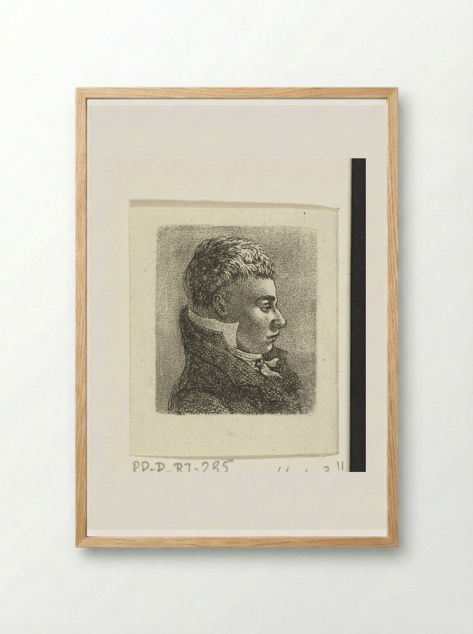 Portret van Pieter Otto van der Chijs - Ernst Willem Jan Bagelaar - Framed Print Wood