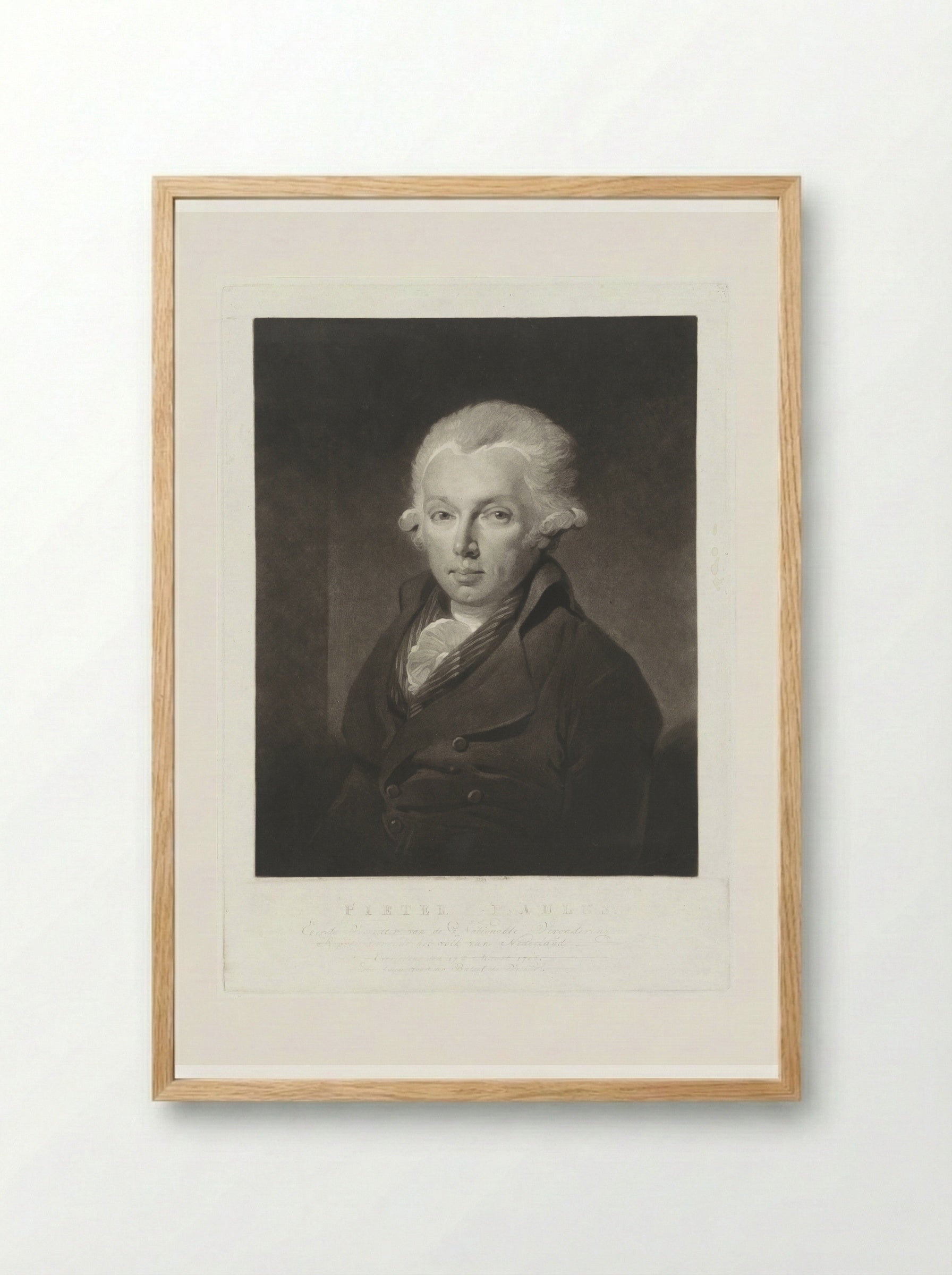 Portret van Pieter Paulus - Charles Howard Hodges - Framed Print Wood