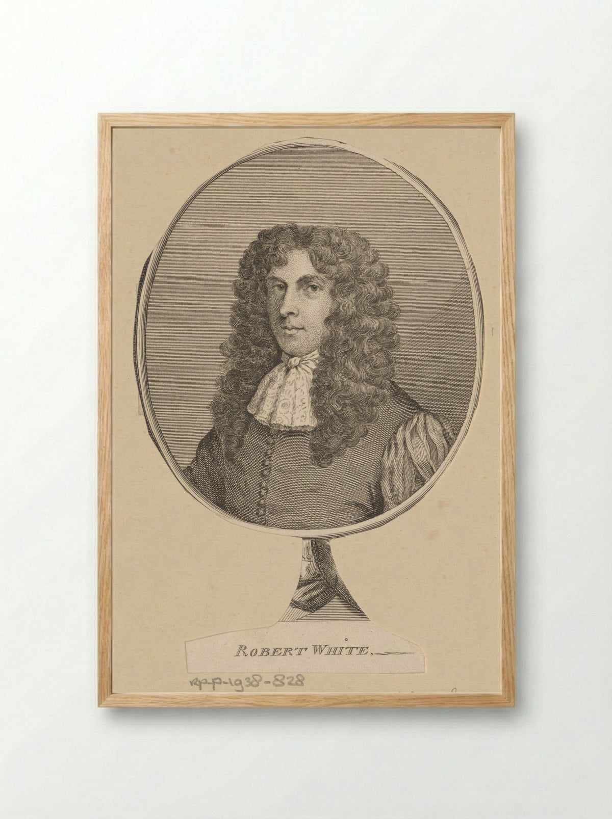 Portret van Robert White - Alexander Bannerman - Framed Print Wood