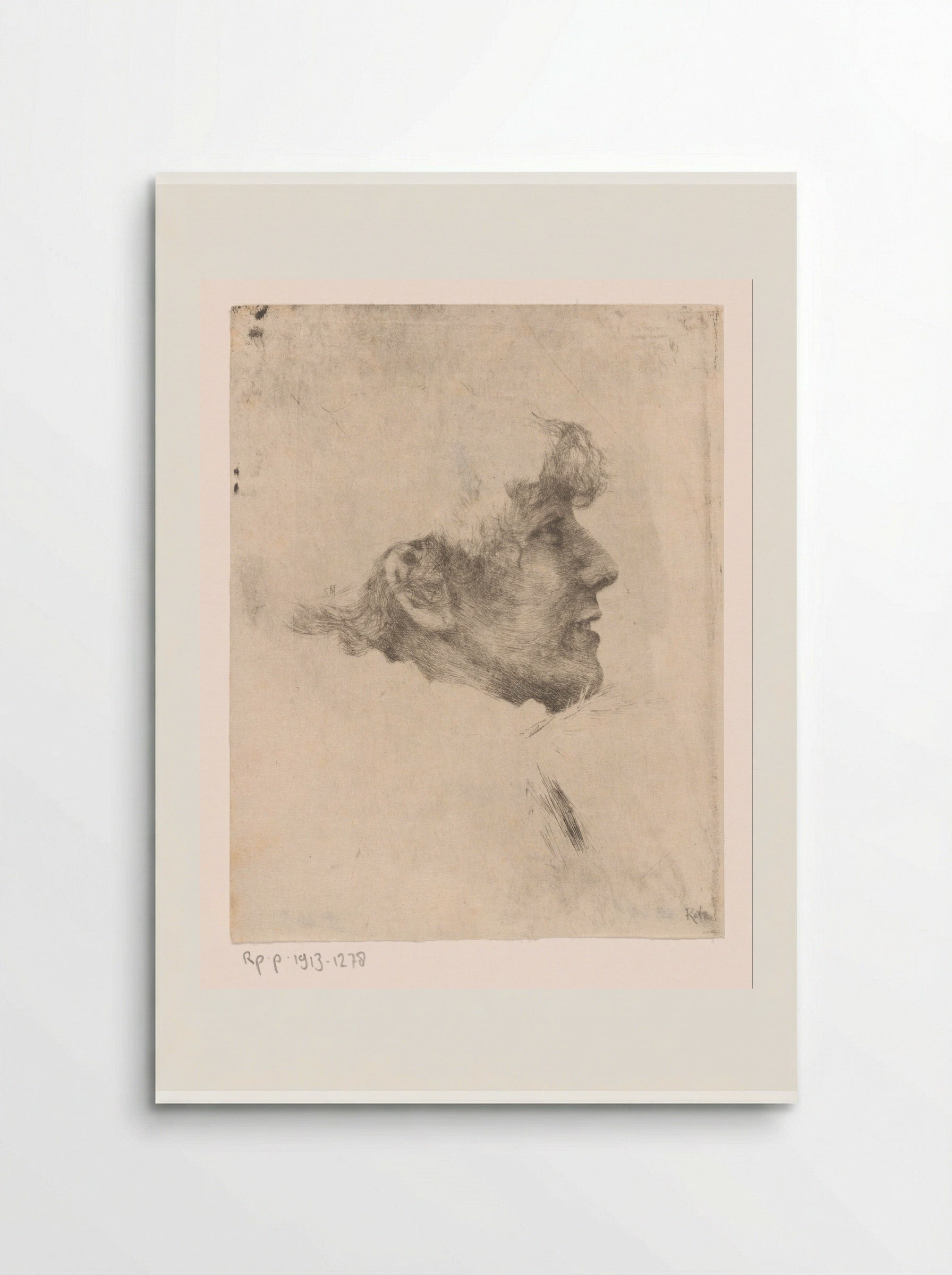Portret van Sarah Bernhardt - Philip Zilcken - Poster
