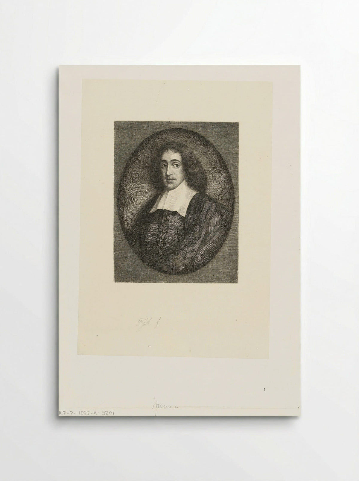 Portret van Spinoza - Petrus Johannes Arendzen - Poster