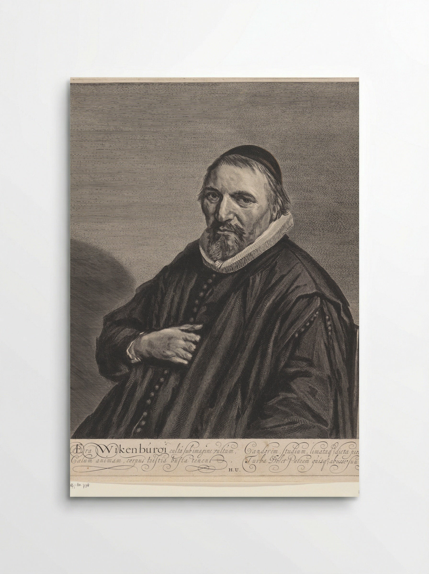 Portret van Theodorus Wikenburg - Jonas Suyderhoef - Poster