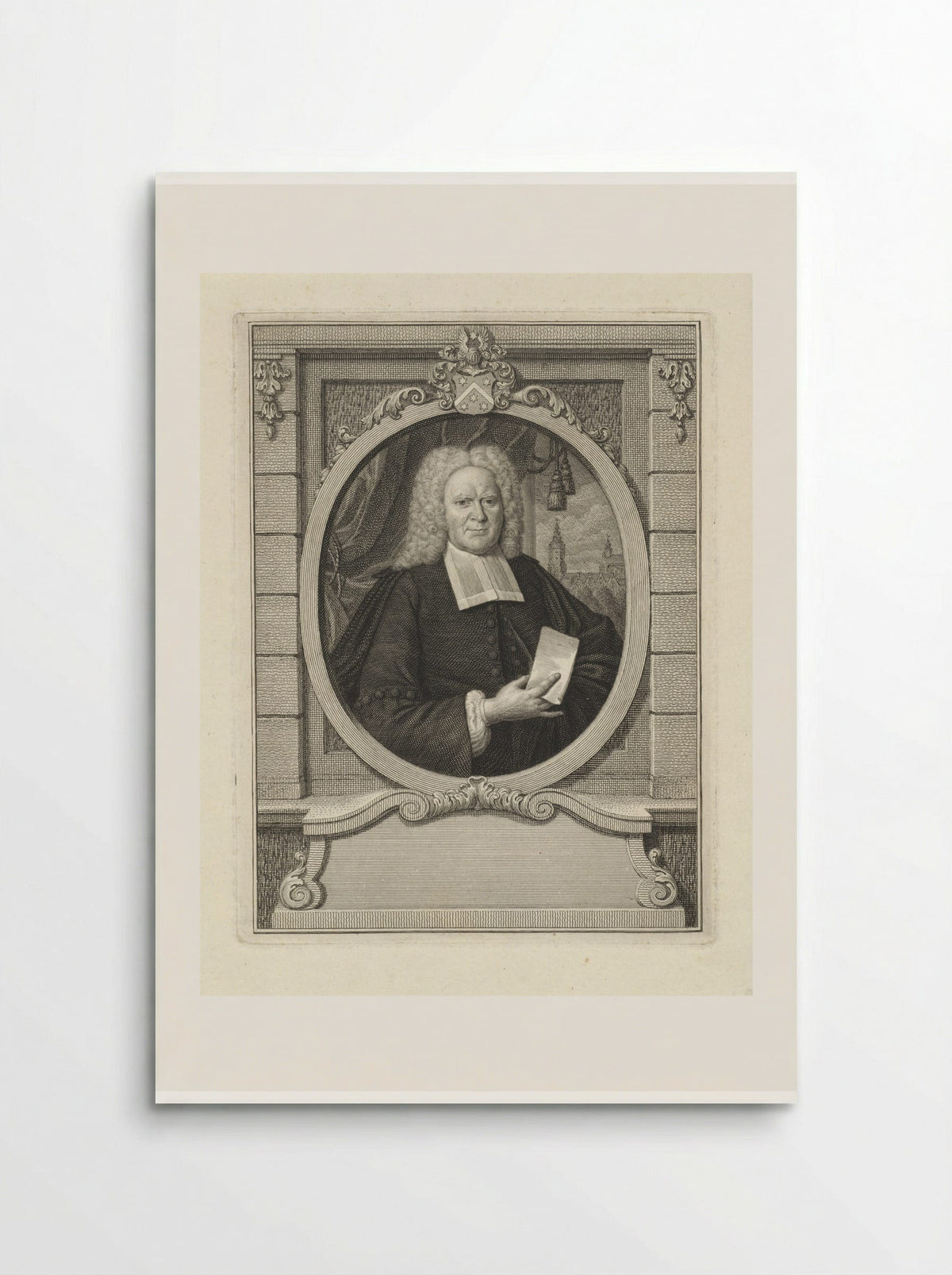 Portret van Wigbold Muilman - Pieter Tanjé - Poster