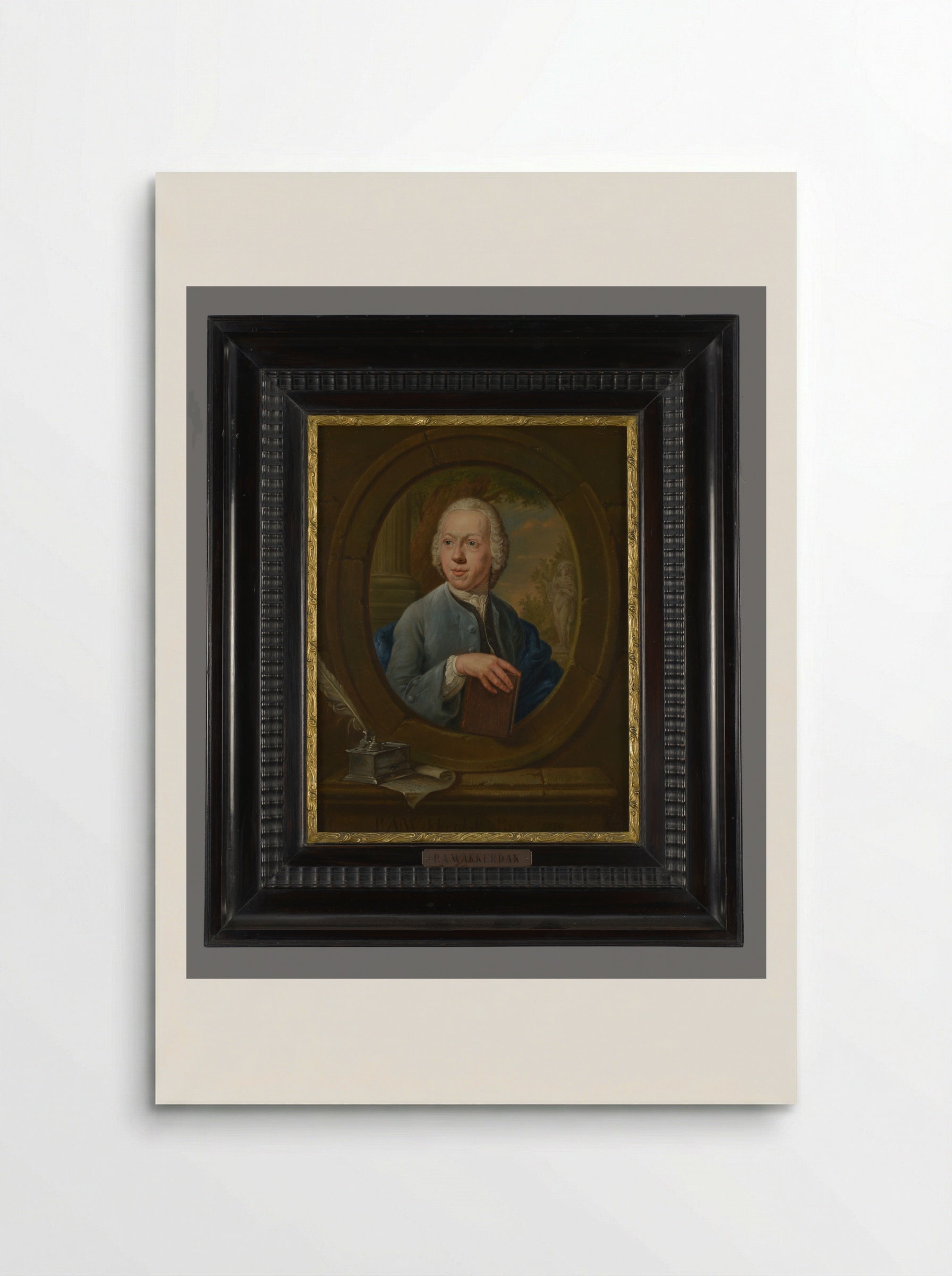 Portret van Willem Dubbelens - Pieter Anthony Wakkerdak - Poster