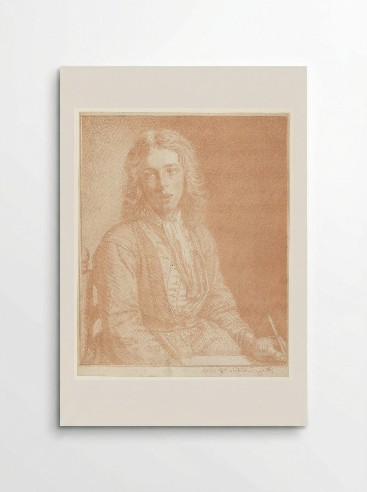 Portret van Willem IV, prins van Oranje-Nassau - Philippus Endlich - Poster