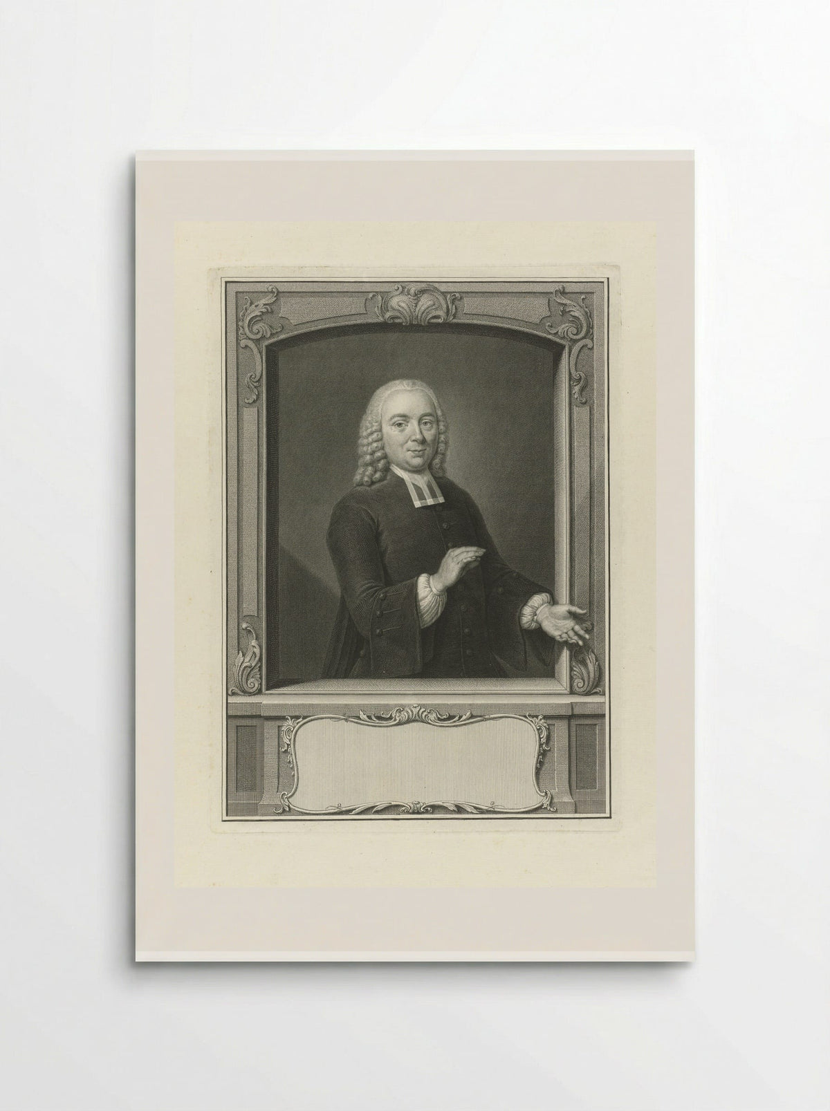 Portret van Willem van den Broek - Pieter Tanjé - Poster