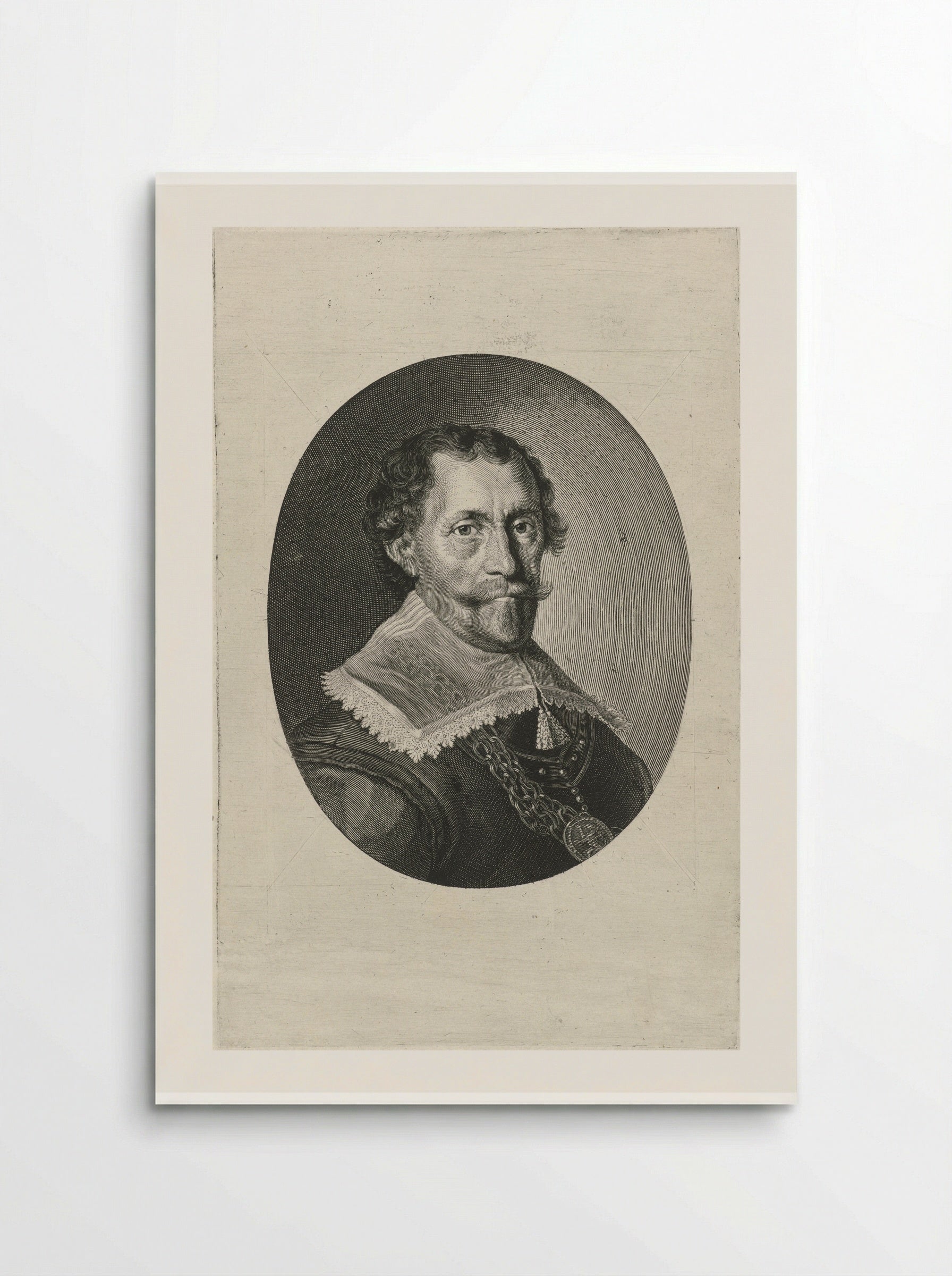 Portret van Witte Cornelisz. de With - Theodor Matham - Poster
