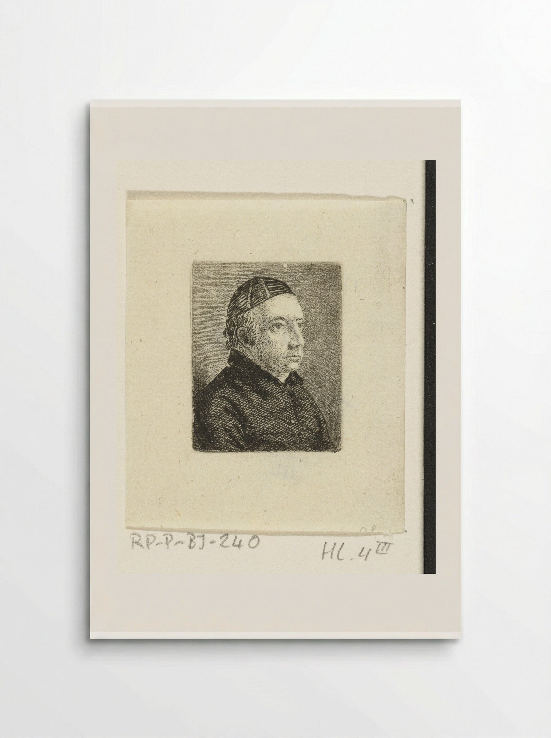 Portret van de heer Hagedorn koopman uit Bremen - Ernst Willem Jan Bagelaar - Poster