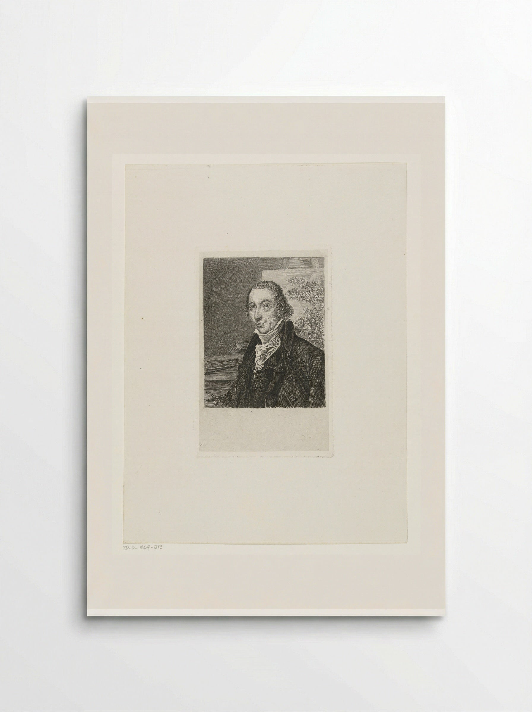 Portret van de schilder Franciscus Andreas Milatz - Hermanus van Brussel - Poster