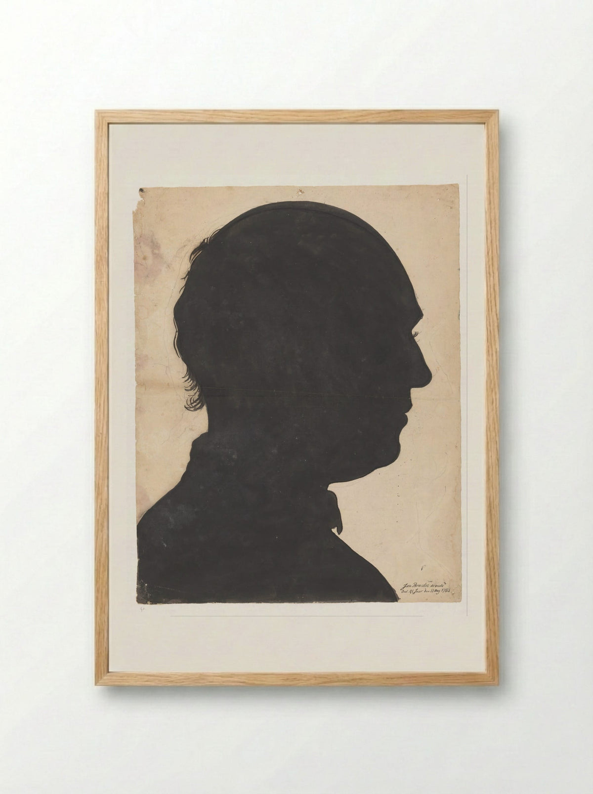 Portret van een Boeginees - Jan Brandes - Framed Print Wood