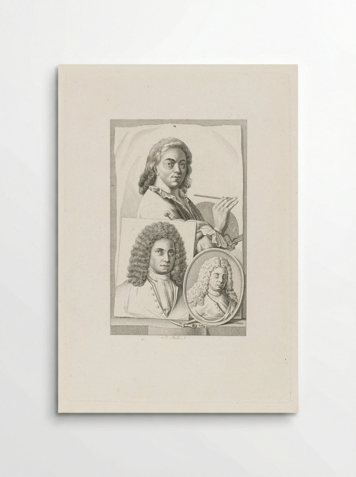 Portret van een kunstenaar (Roeland van Eynden) - Roeland van Eynden - Poster