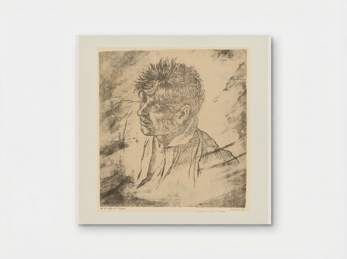 Portret van een man (David Pièrre Giottino Humbert de Superville) - Simon Moulijn - Poster