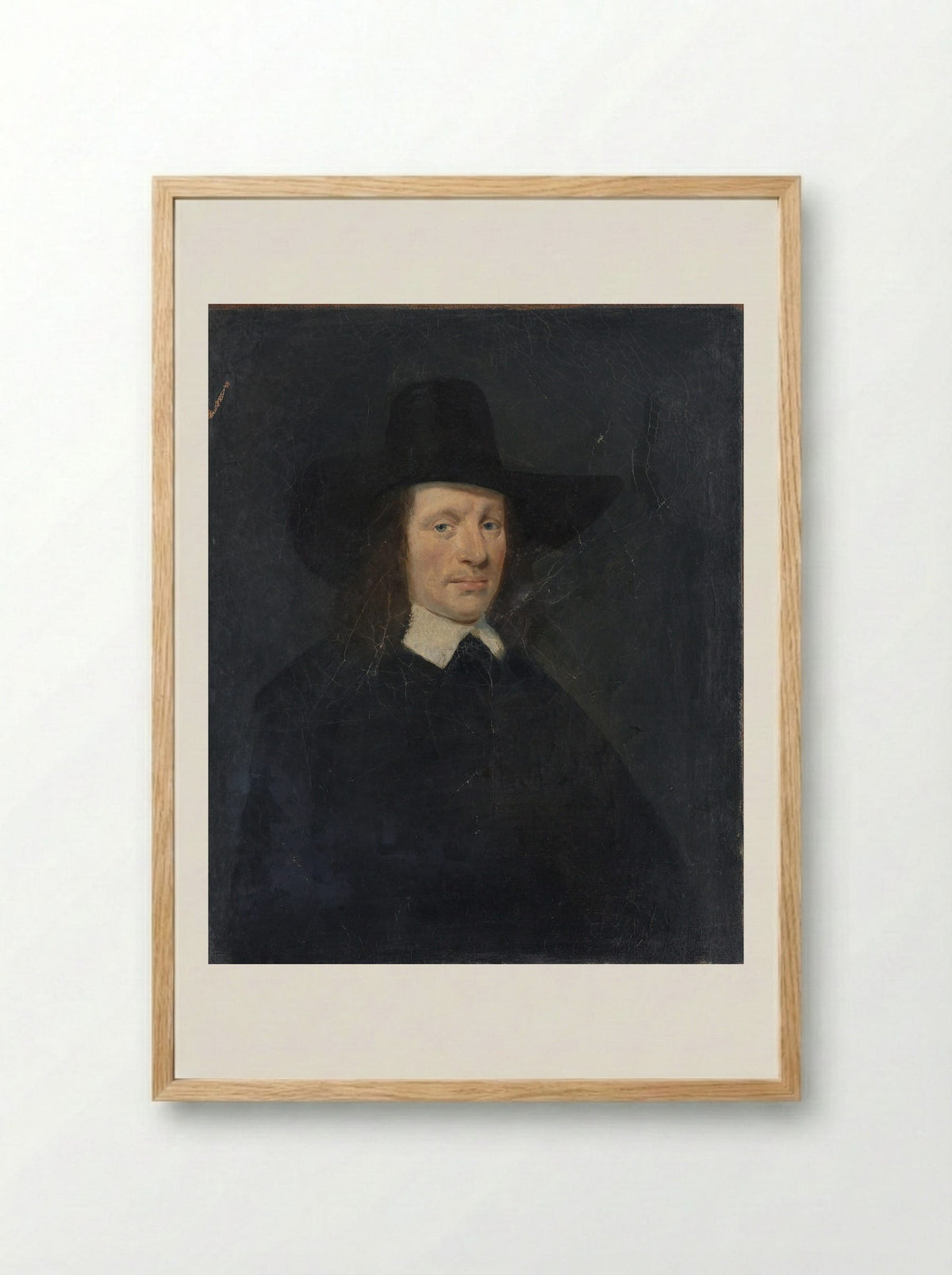 Portret van een man (Han van Meegeren) - Han van Meegeren - Framed Print Wood