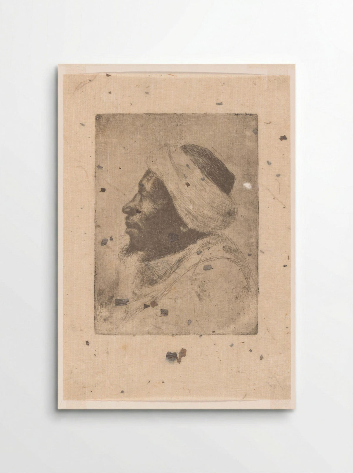 Portret van een man met tulband - Philip Zilcken - Poster