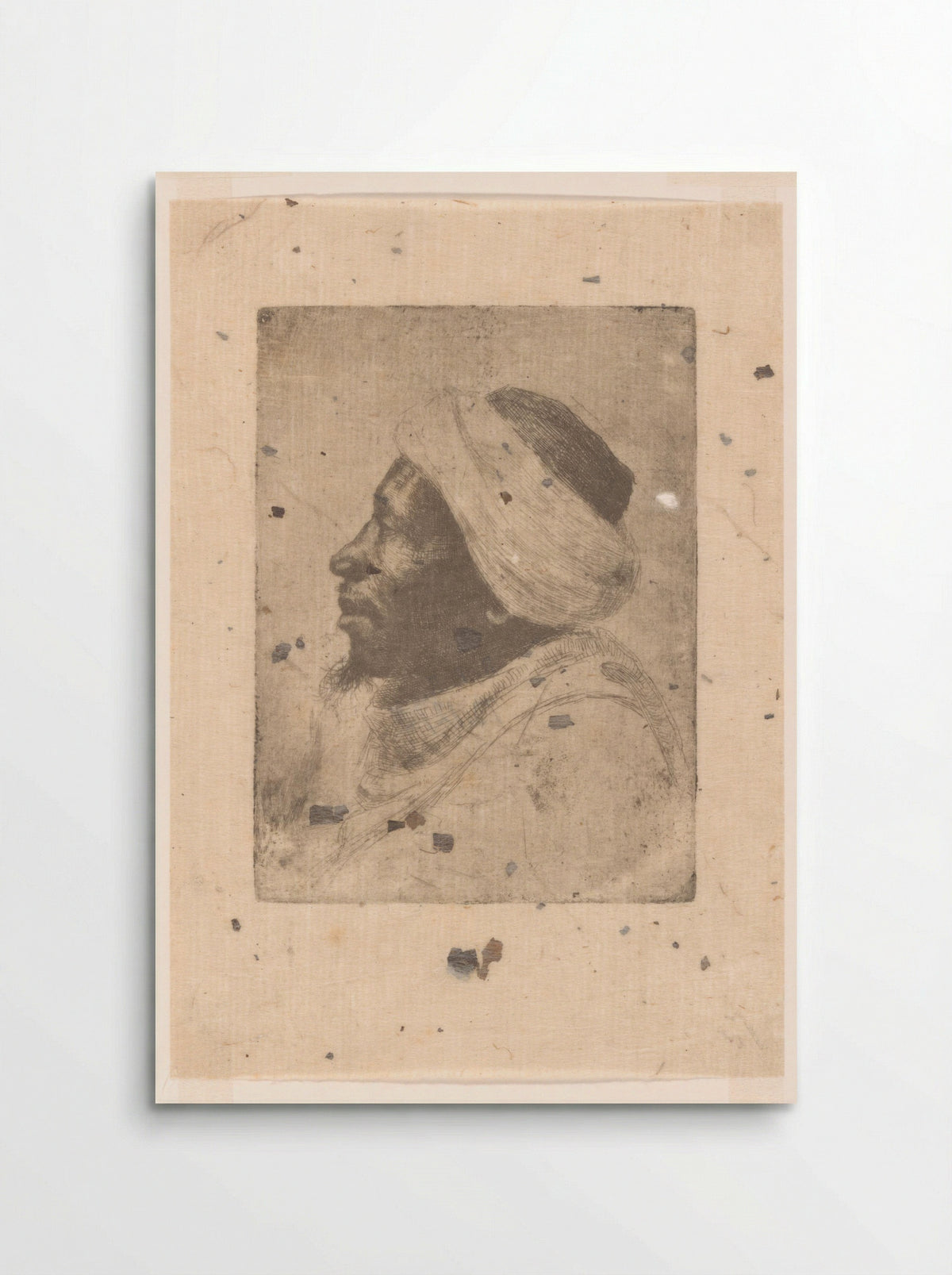 Portret van een man met tulband - Philip Zilcken - Poster