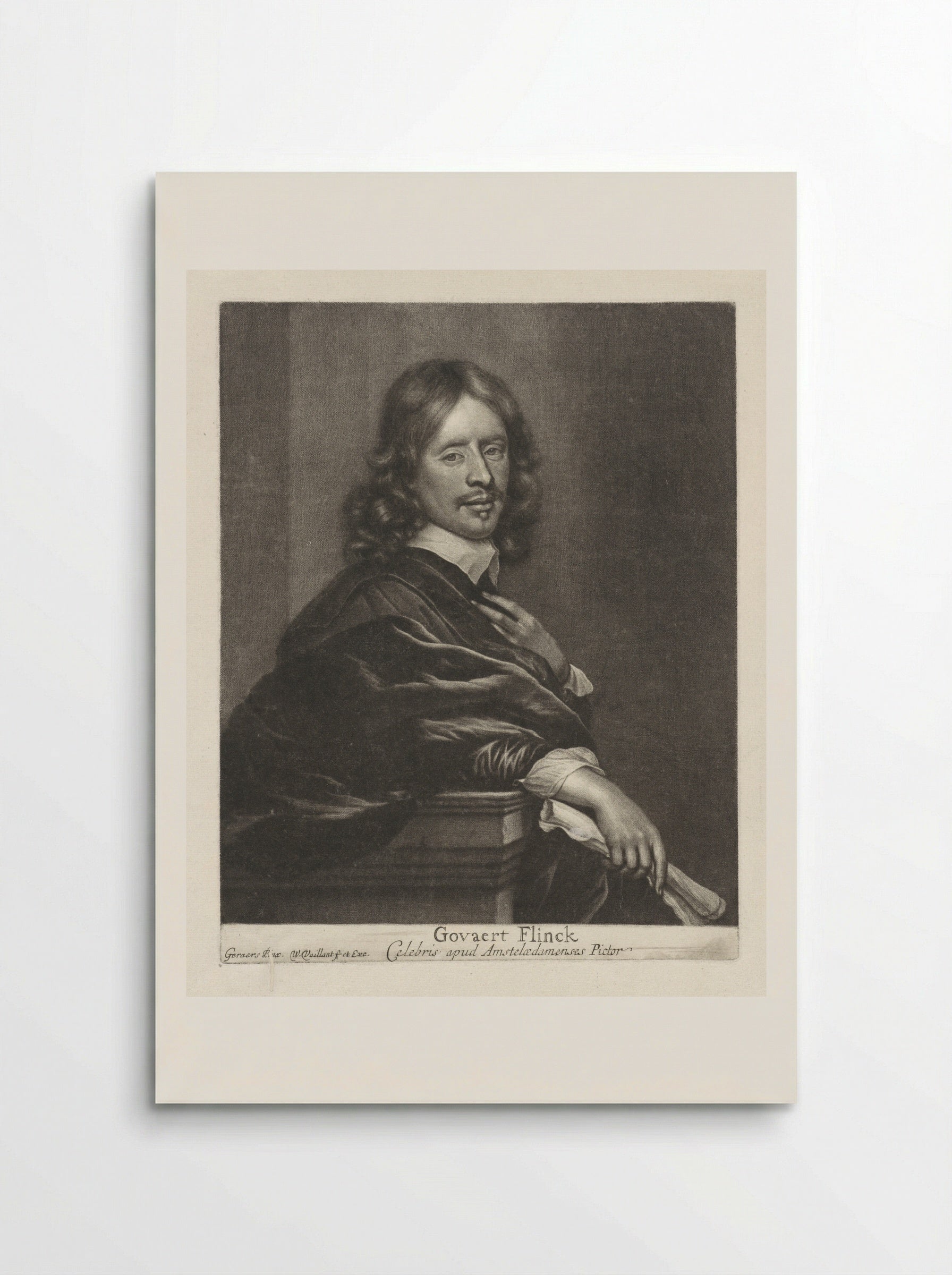 Portret van een man, mogelijk Gozen Centen - Govert Flinck - Poster