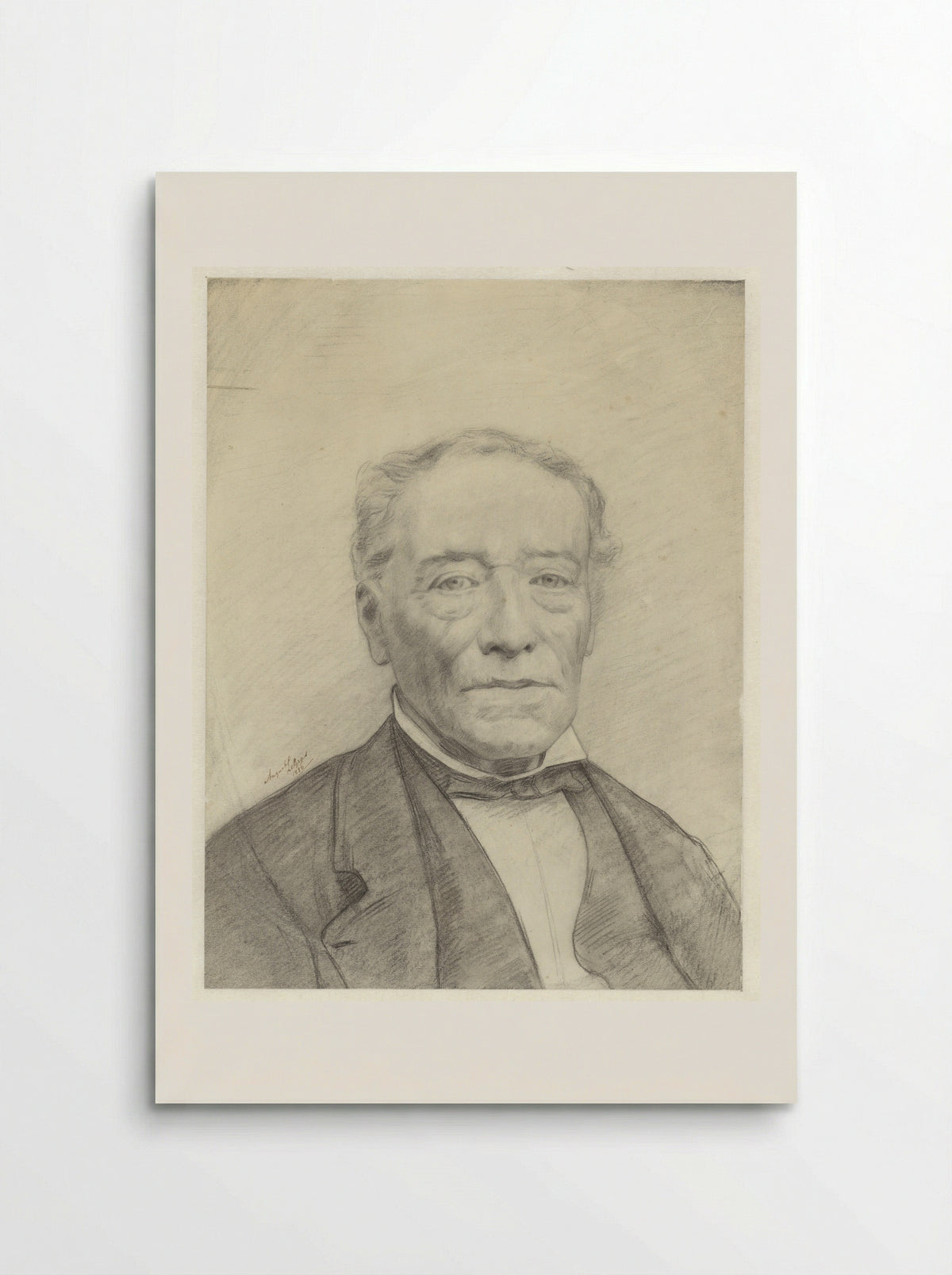 Portret van een man - August Le Gras - Poster