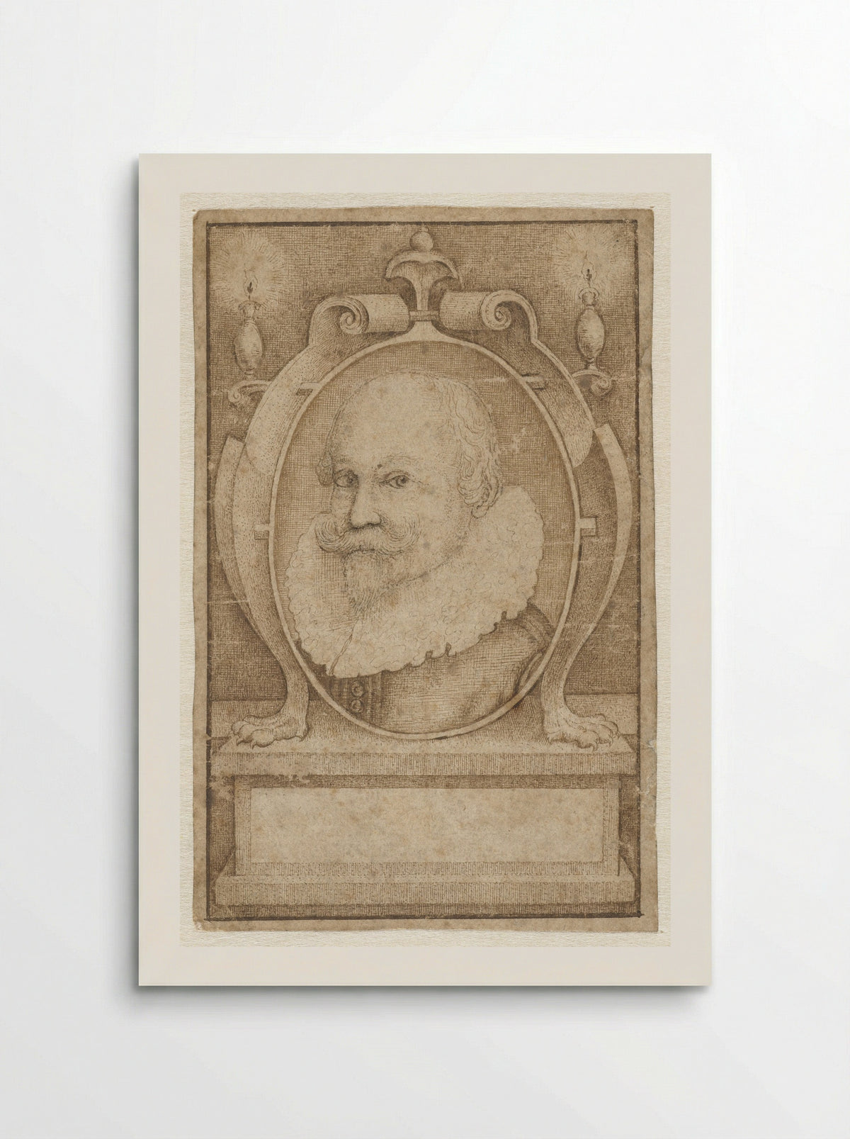 Portret van een man - Monogrammist WS - Poster