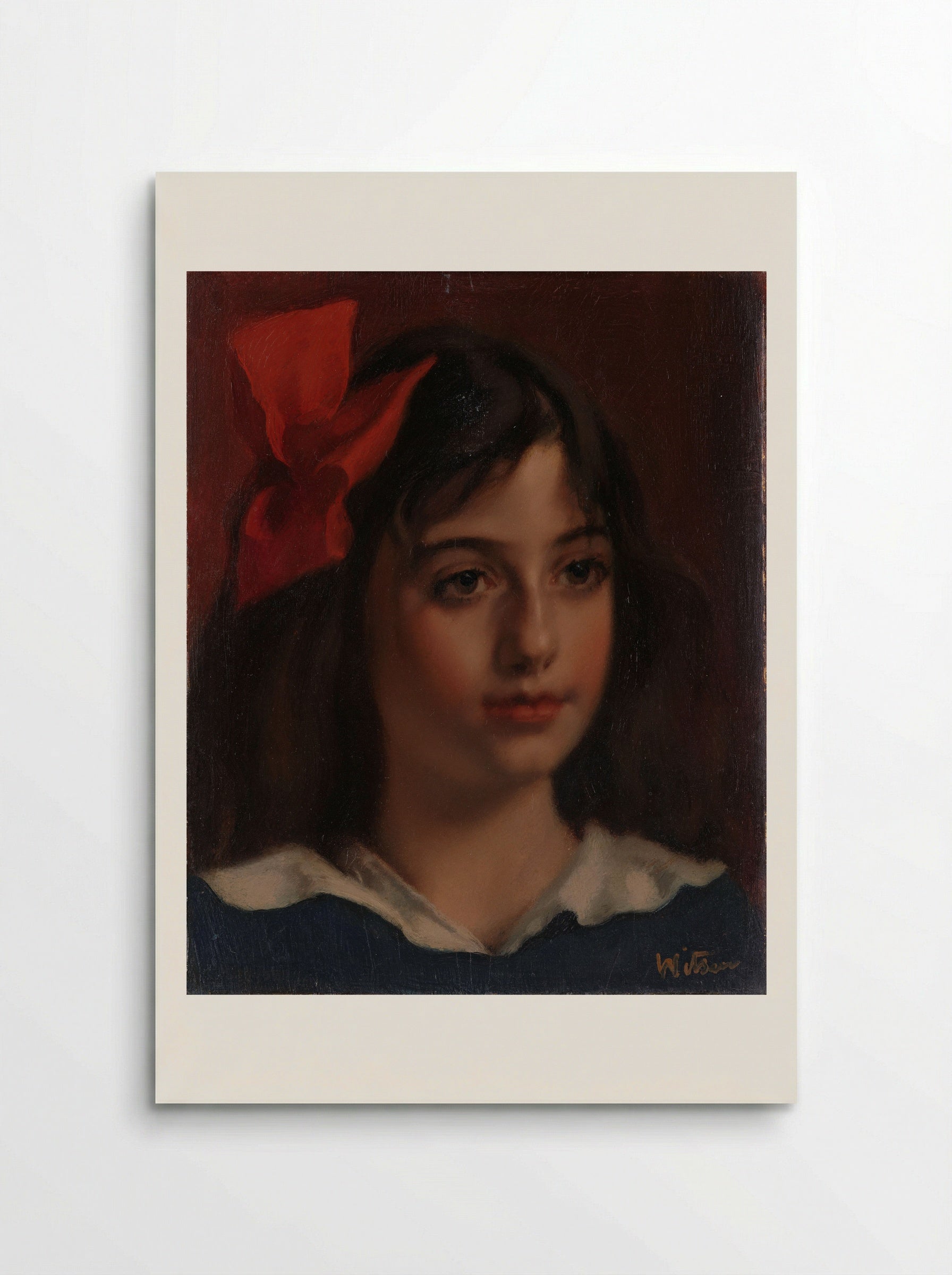 Portret van een meisje - Willem Witsen - Poster