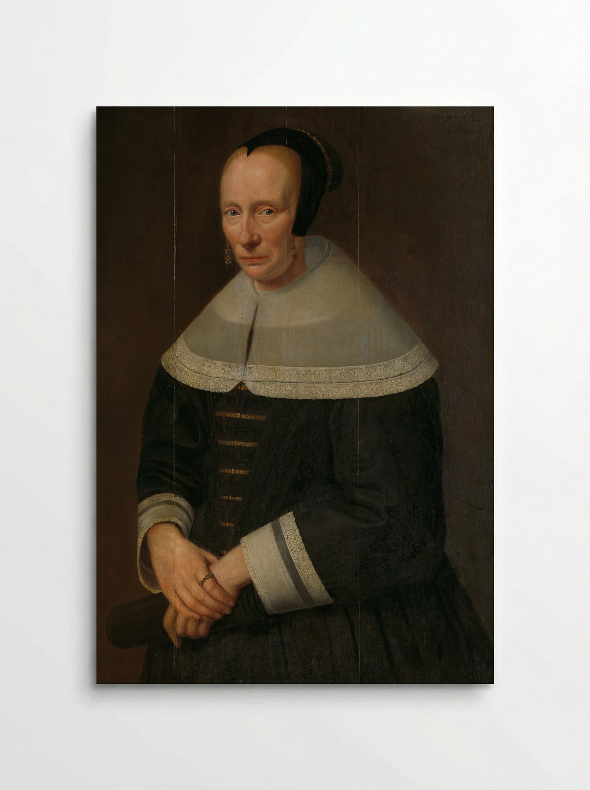 Portret van een vrouw - Godaert Kamper - Poster
