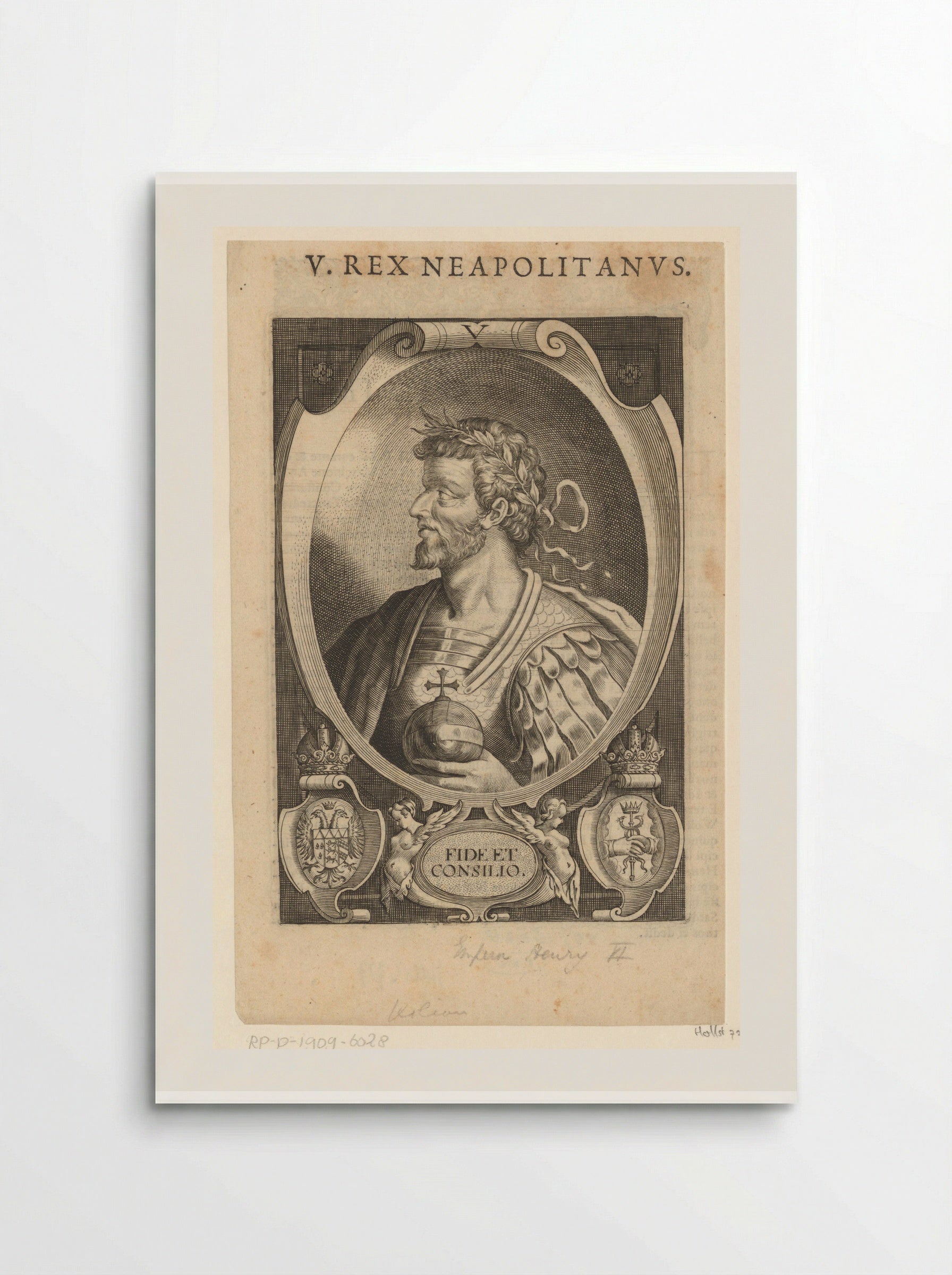 Portret van keizer Hendrik VI - Lucas Kilian - Poster