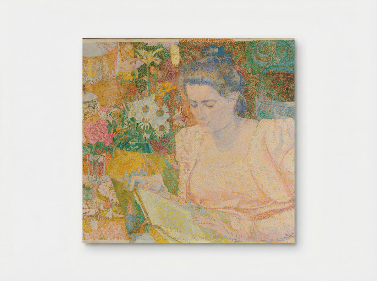 Portret van mevrouw, Marie Jeannette de Lange - Jan Toorop - Poster