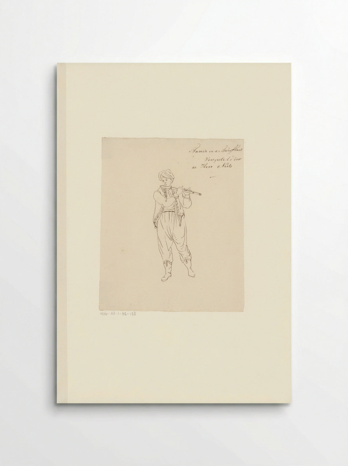 Portret van toneelspeler Jan Neyts als Tamin - Johannes Jelgerhuis - Poster