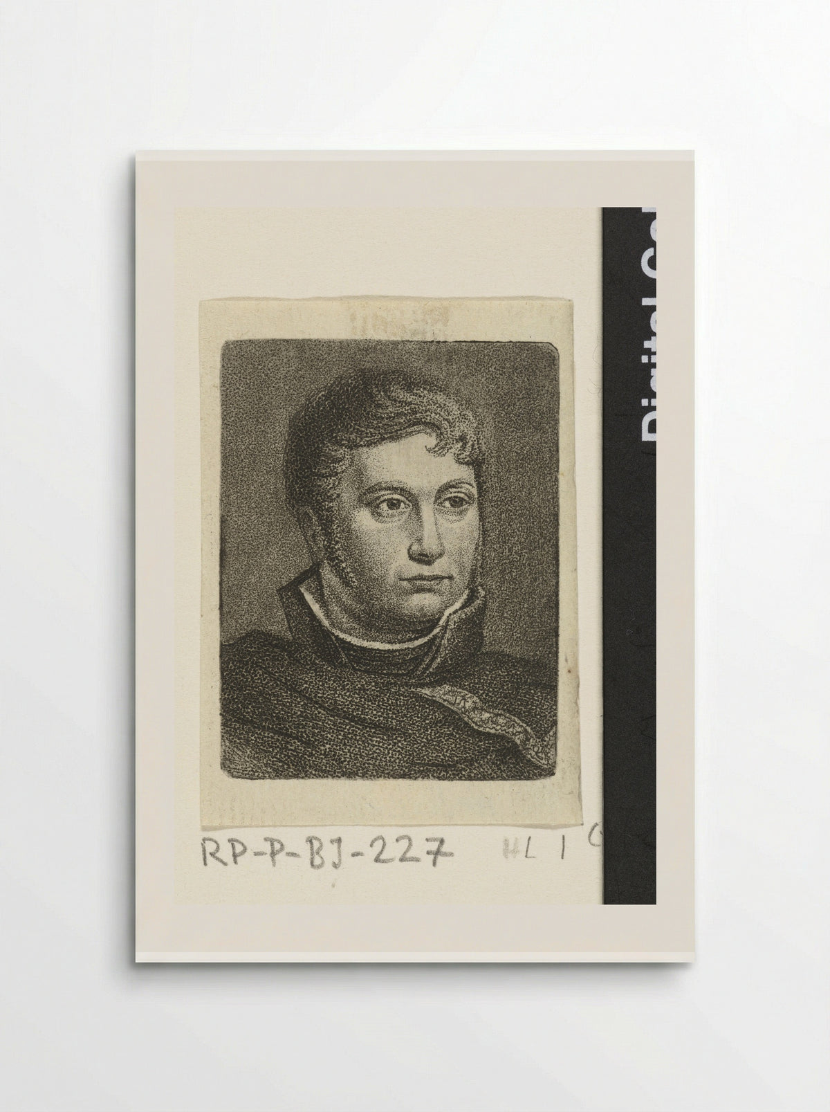 Portretbuste van Ernst Willem Jan Bagelaar - Ernst Willem Jan Bagelaar - Poster