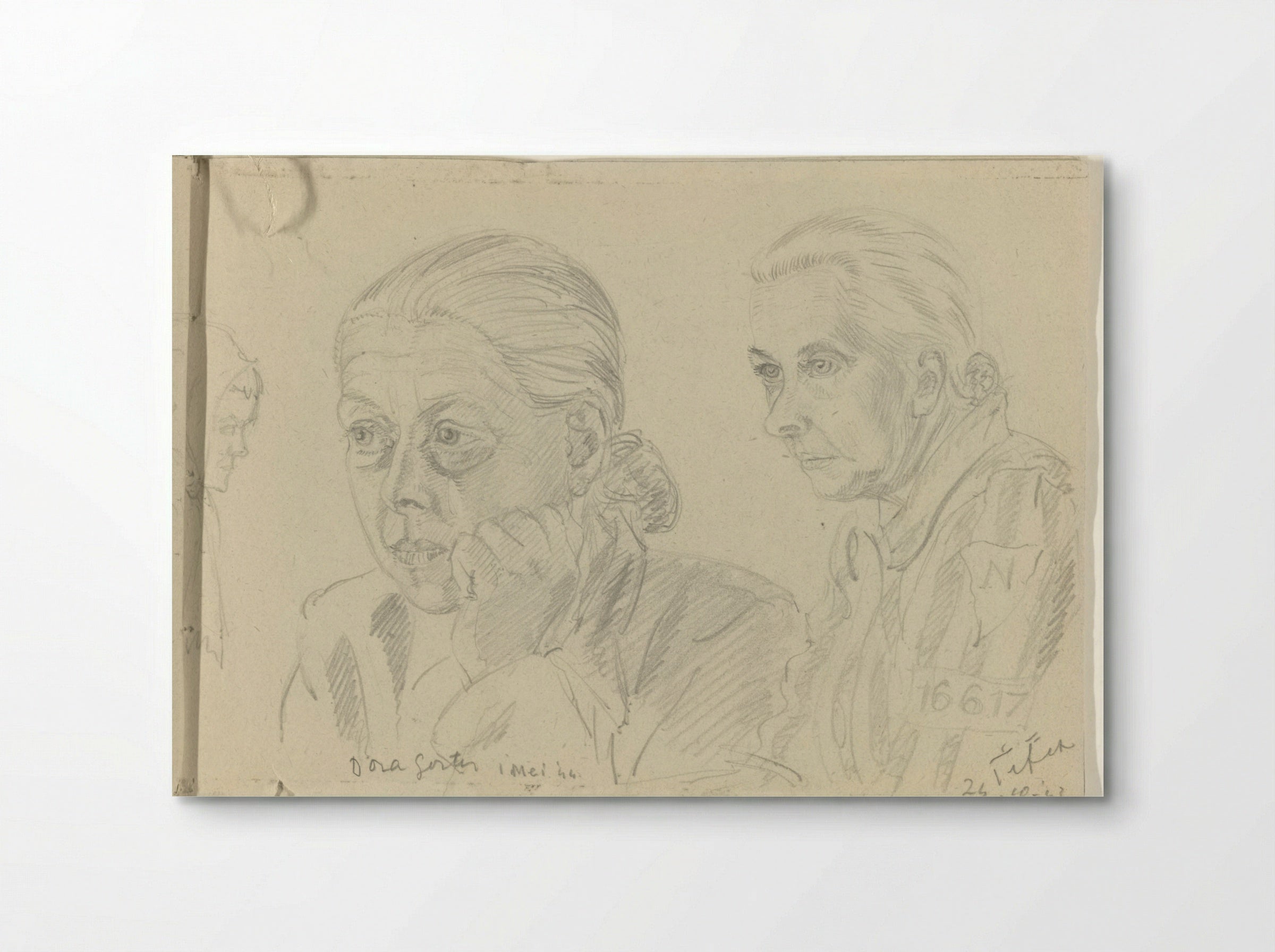 Portretten van Dora en Titia Gorter - To Frank-Stoltz - Poster