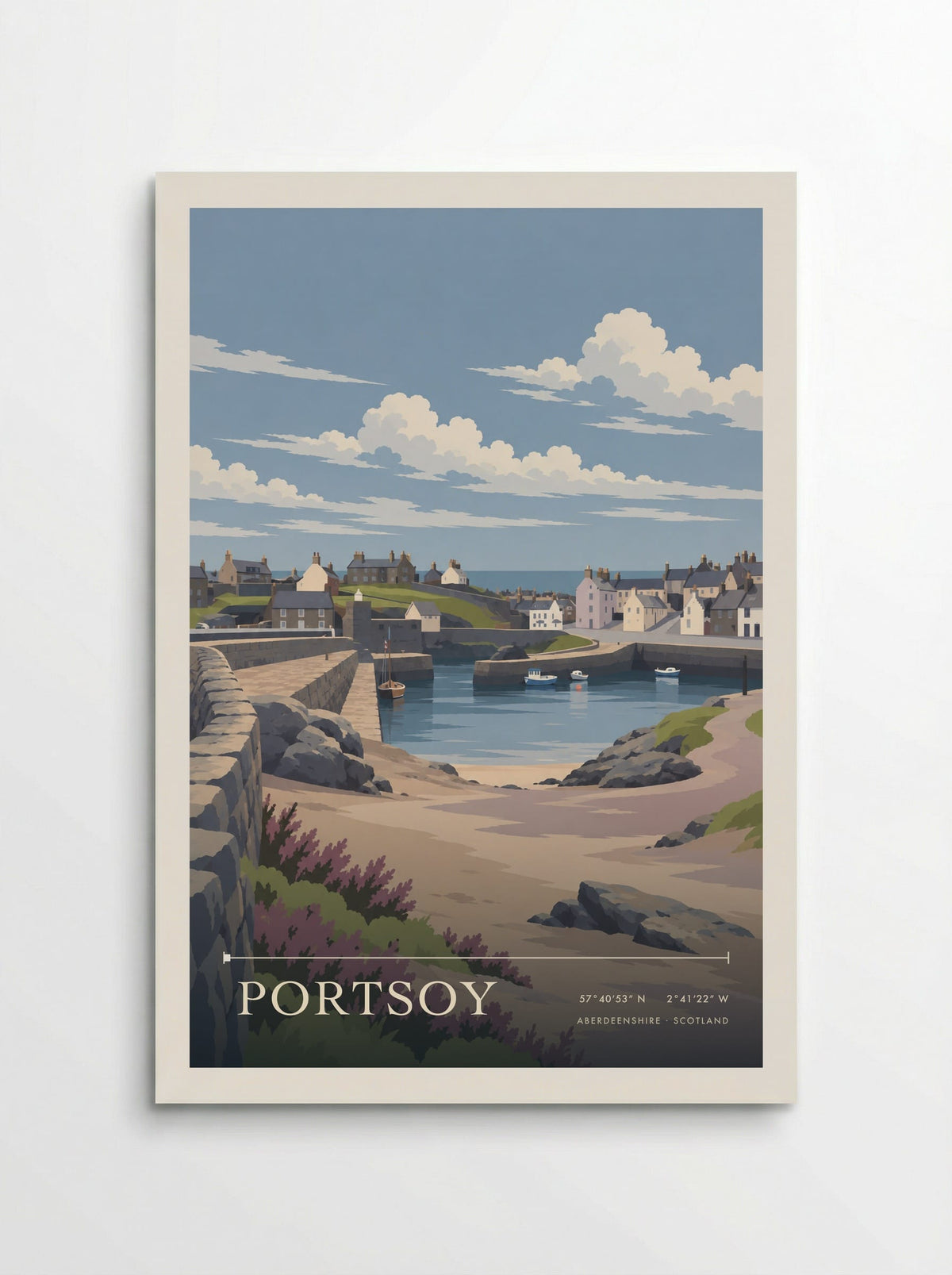 Portsoy, Aberdeenshire | Travel Poster - Poster