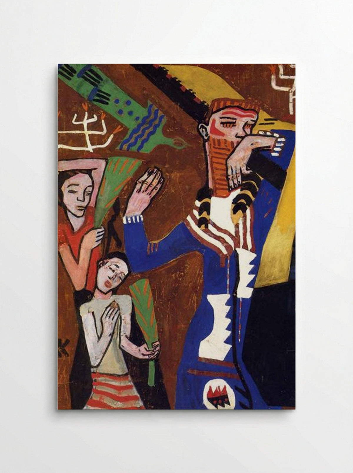 Poster Design for the Jubilee Procession of the Kaiser - Oskar Kokoschka - Poster