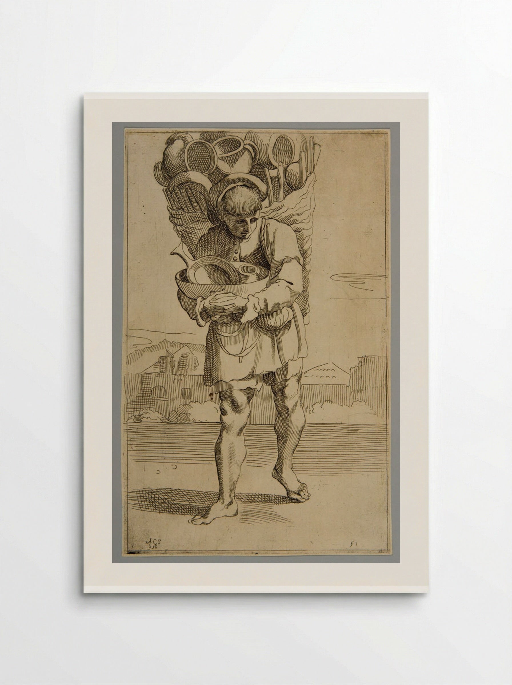 Pot-seller!, plate 5 - Simon Guillain - Poster