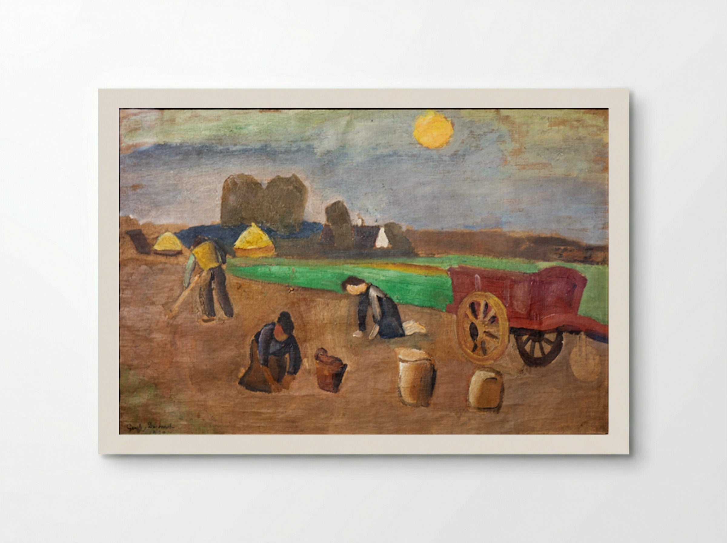 Potato Harvest - Gustave de Smet - Poster