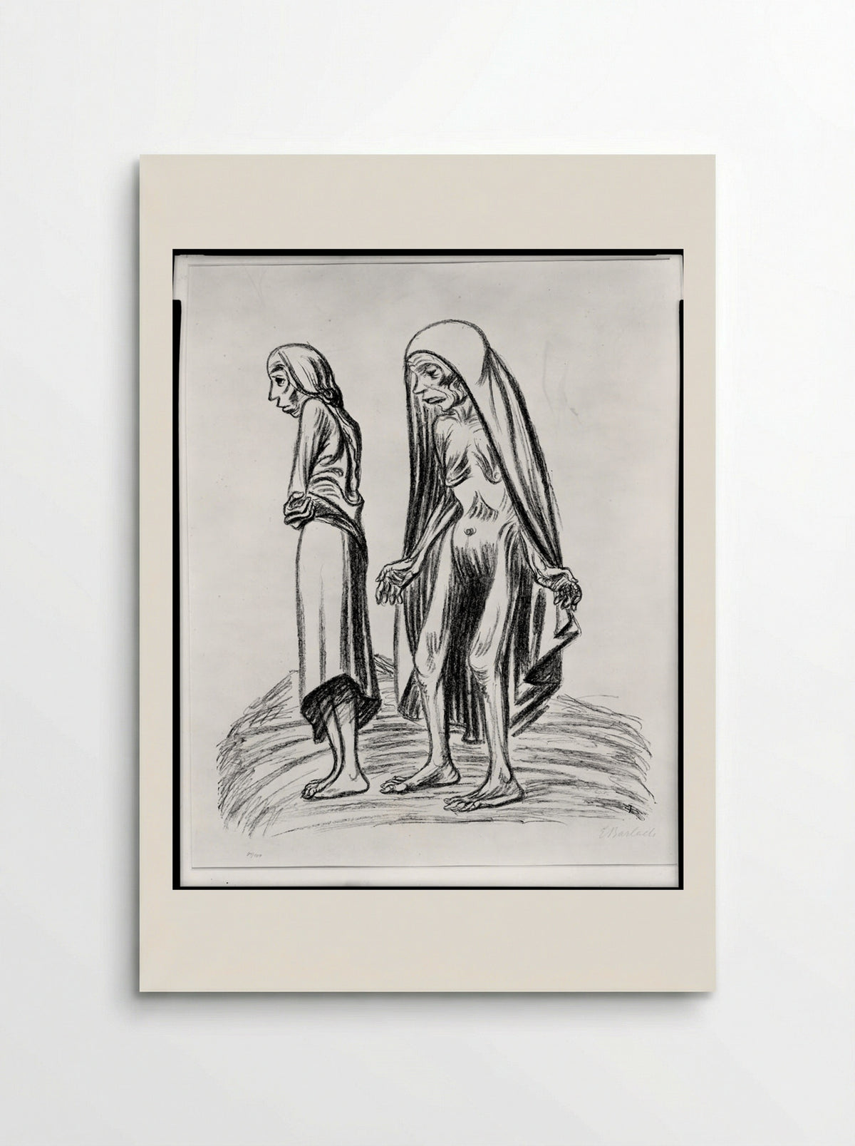 Poverty - Ernst Barlach - Poster