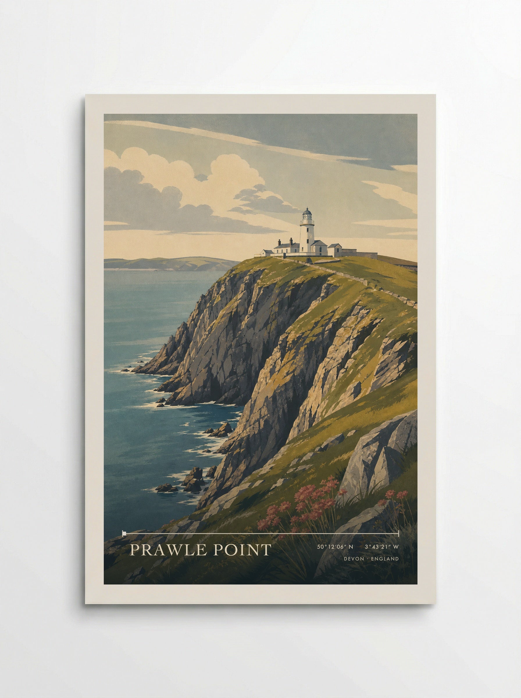 Prawle Point Devon England Travel Poster - Poster