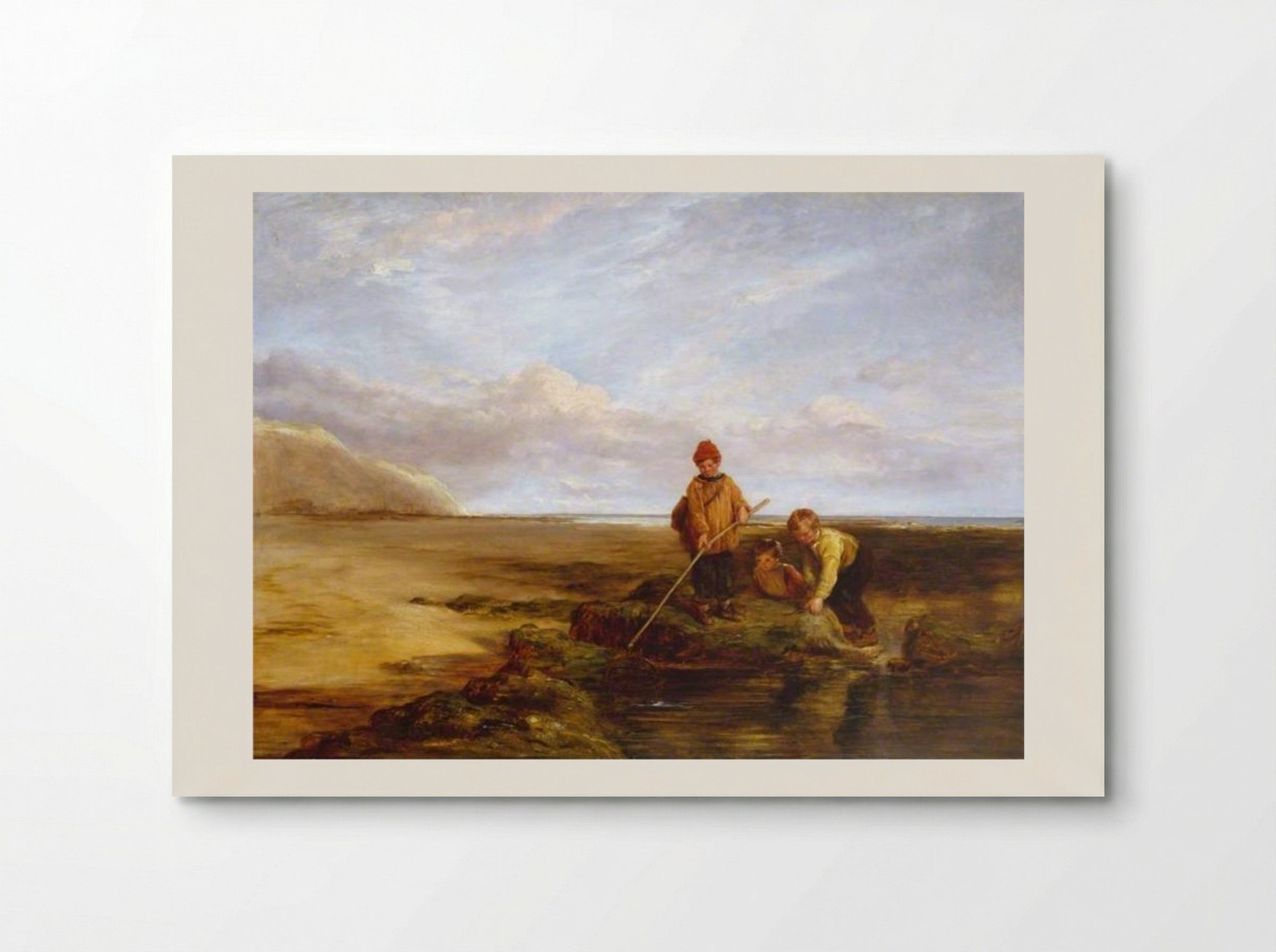 Prawn Fishing - William Collins - Poster