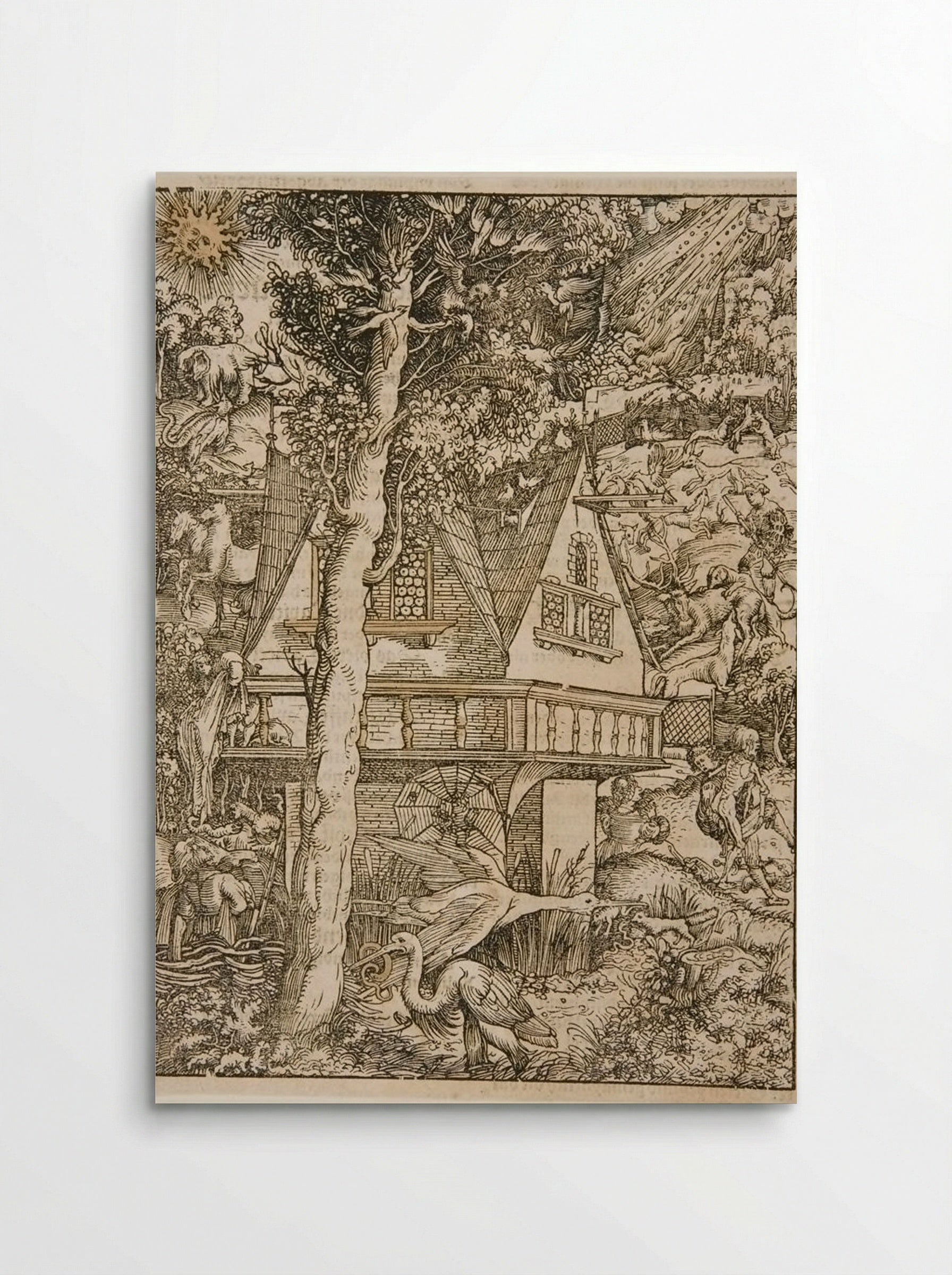 Predators and Prey among All Creatures Large and Small - Hans Weiditz - Poster