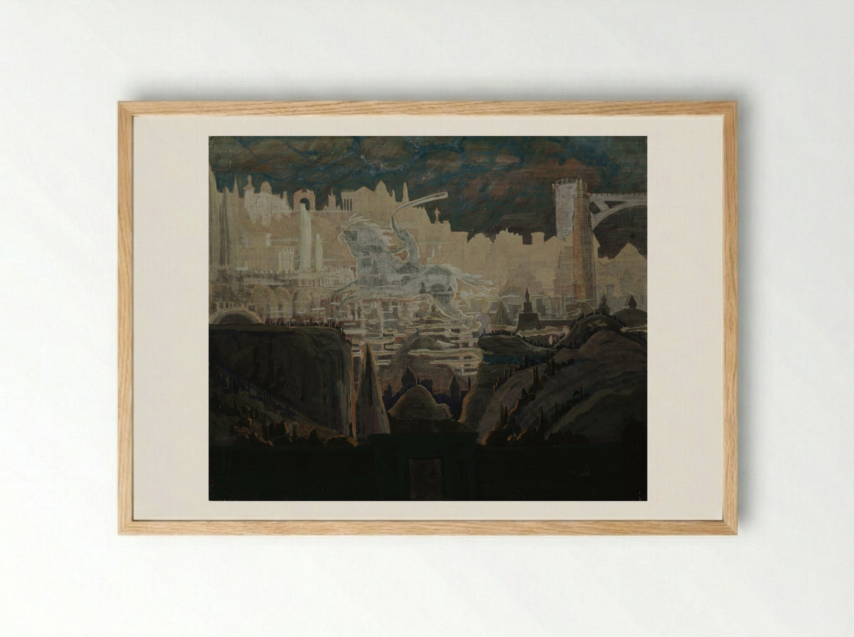 Prelude - Mikalojus Konstantinas Čiurlionis - Framed Print Wood