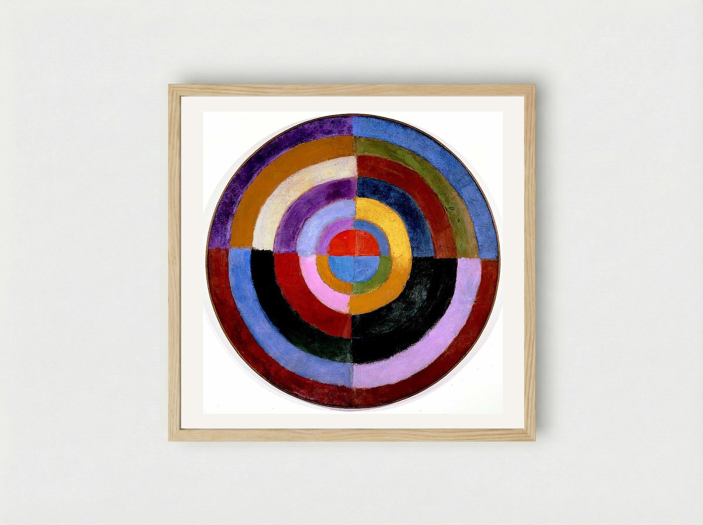 Premier Disque - Robert Delaunay - Framed Print Wood