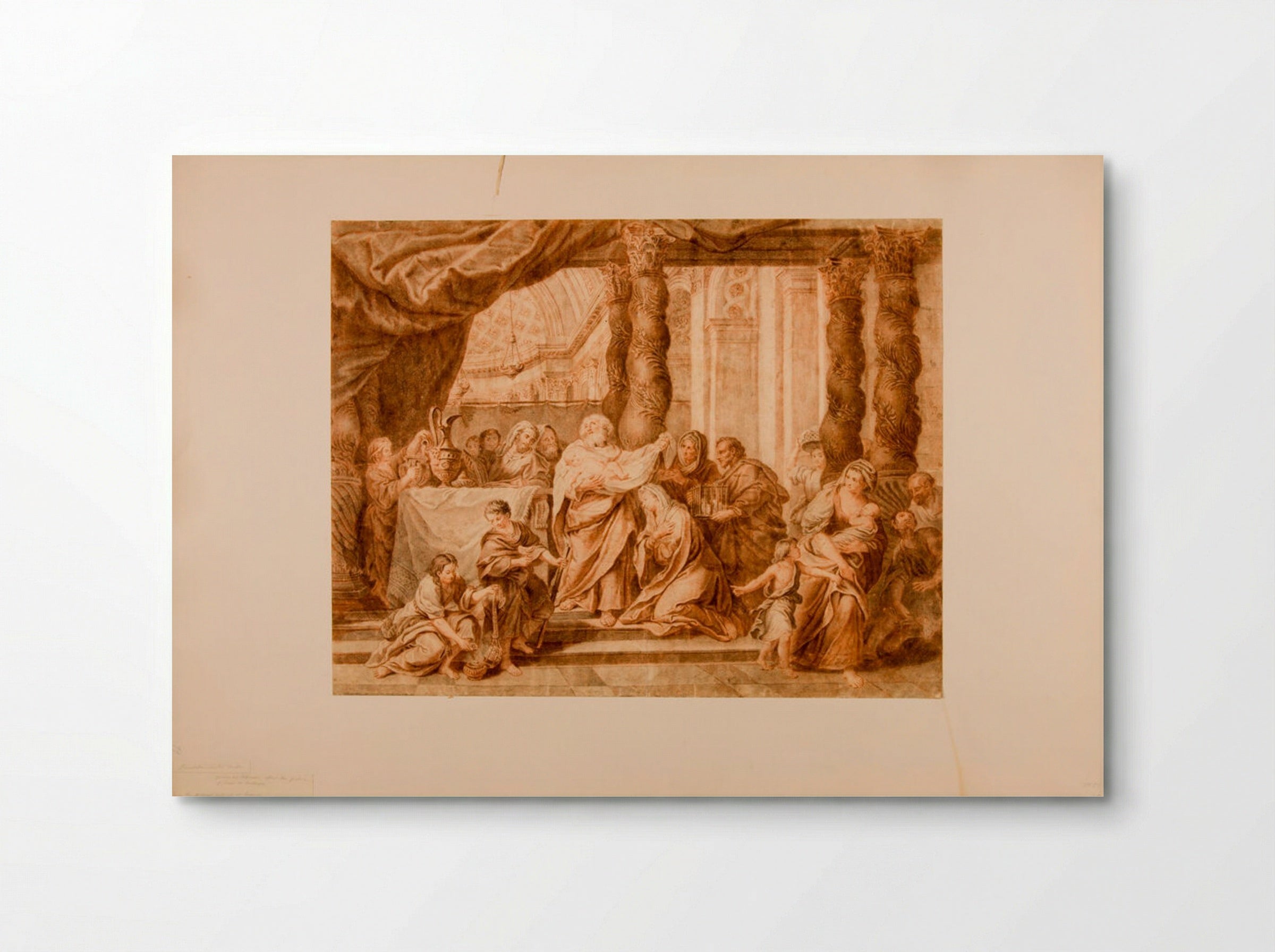 Presentation in the Temple, after Louis de Boulogne - Jan Joost van Cossiau - Poster
