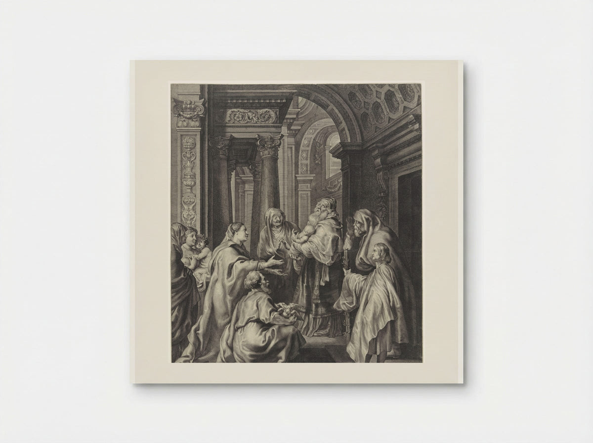Presentation in the Temple - Paulus Pontius - Poster