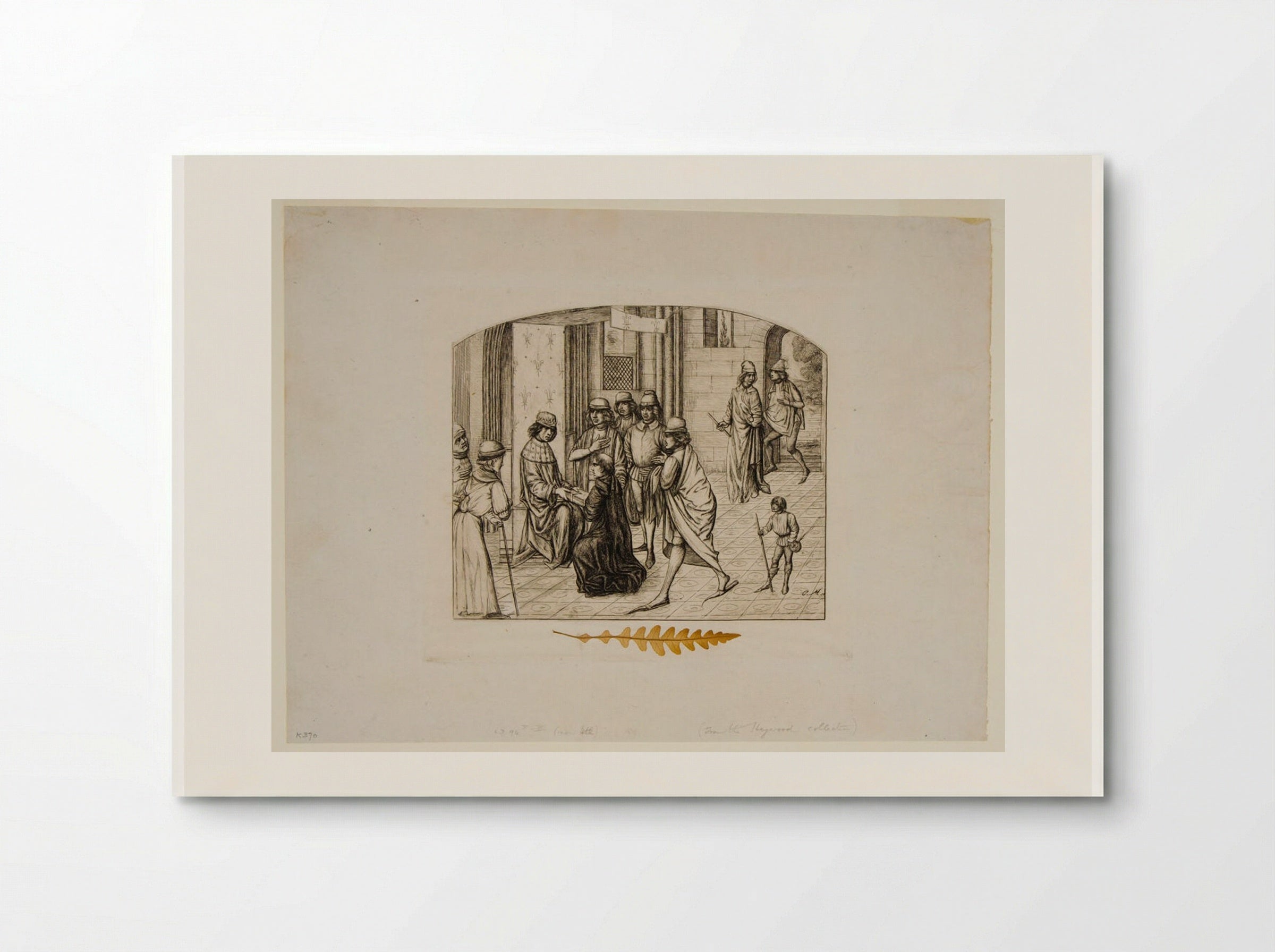 Presentation to Louis XI at Plessis les Tours - Charles Meryon - Poster