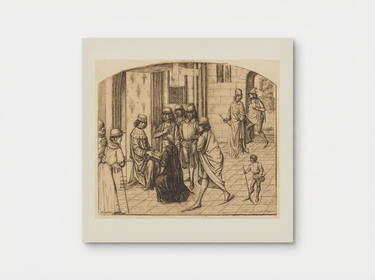 Presentation to Louis XI by Valerius Maximus - Charles Meryon - Poster