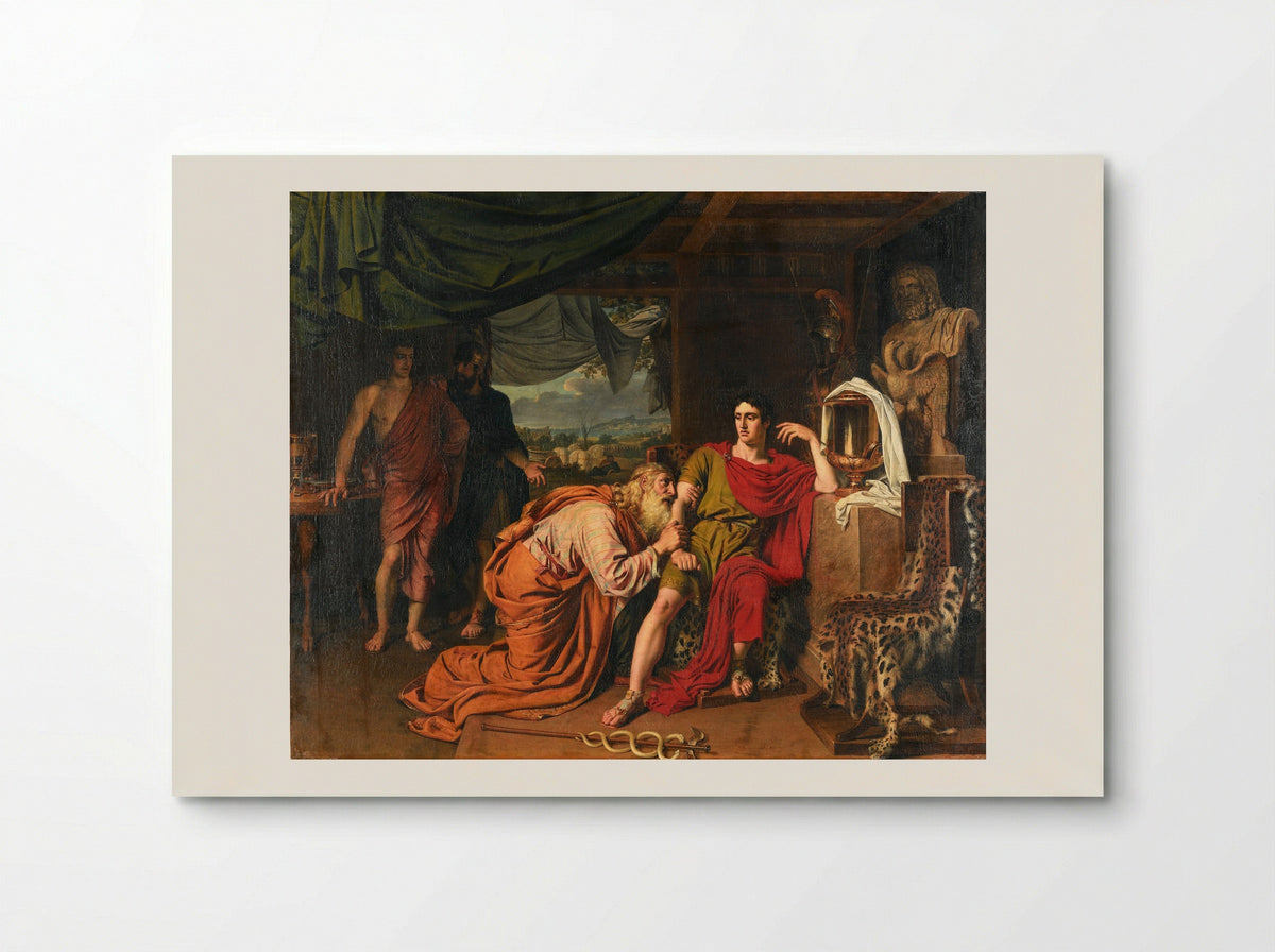 Priam Asking Achilles for the Body of Hector - Alexander Ivanov - Poster