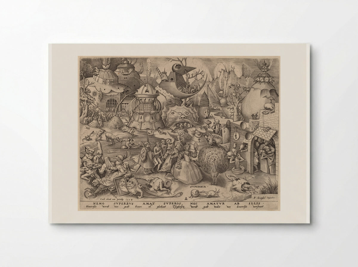 Pride (Superbia) - Pieter Bruegel the Elder - Poster