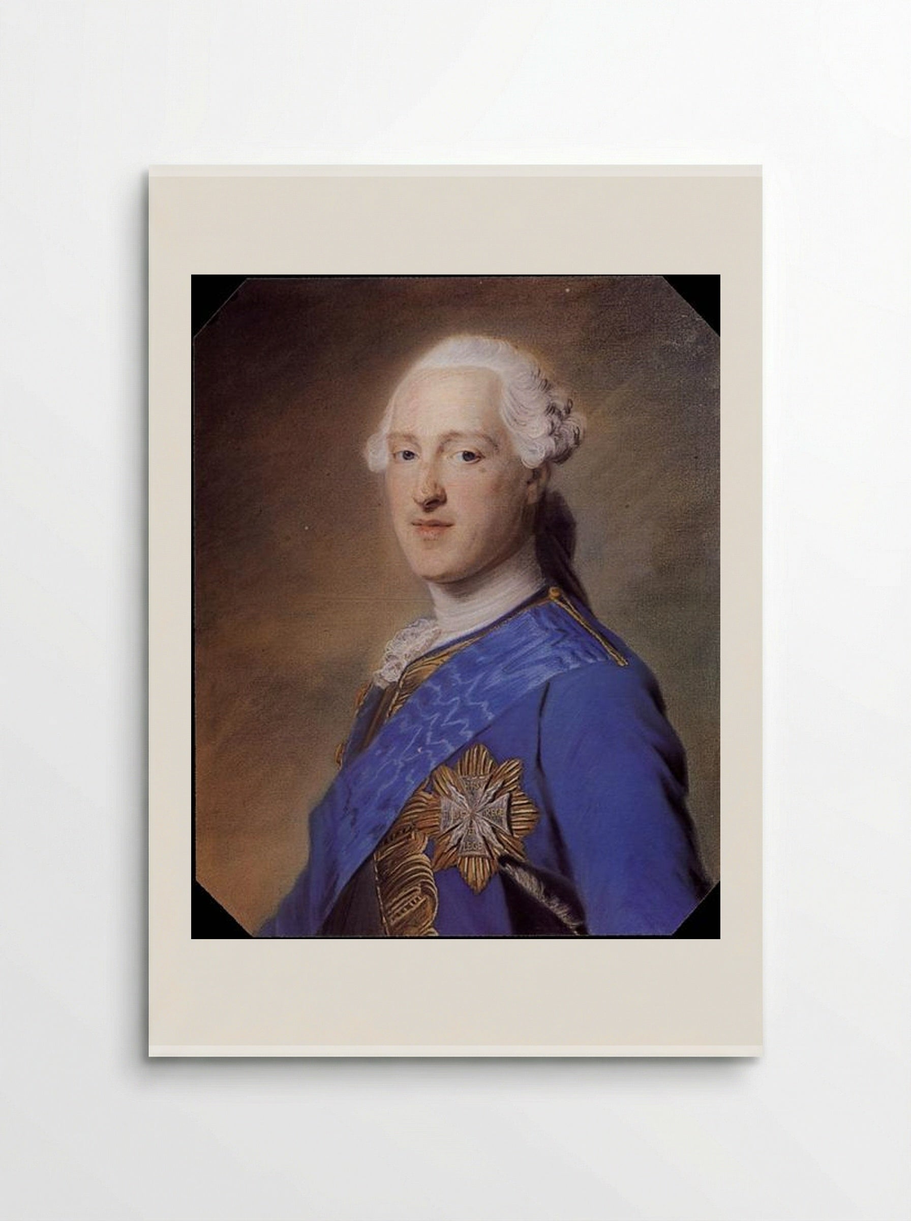 Prince Xavier of Saxony - Maurice Quentin de La Tour - Poster