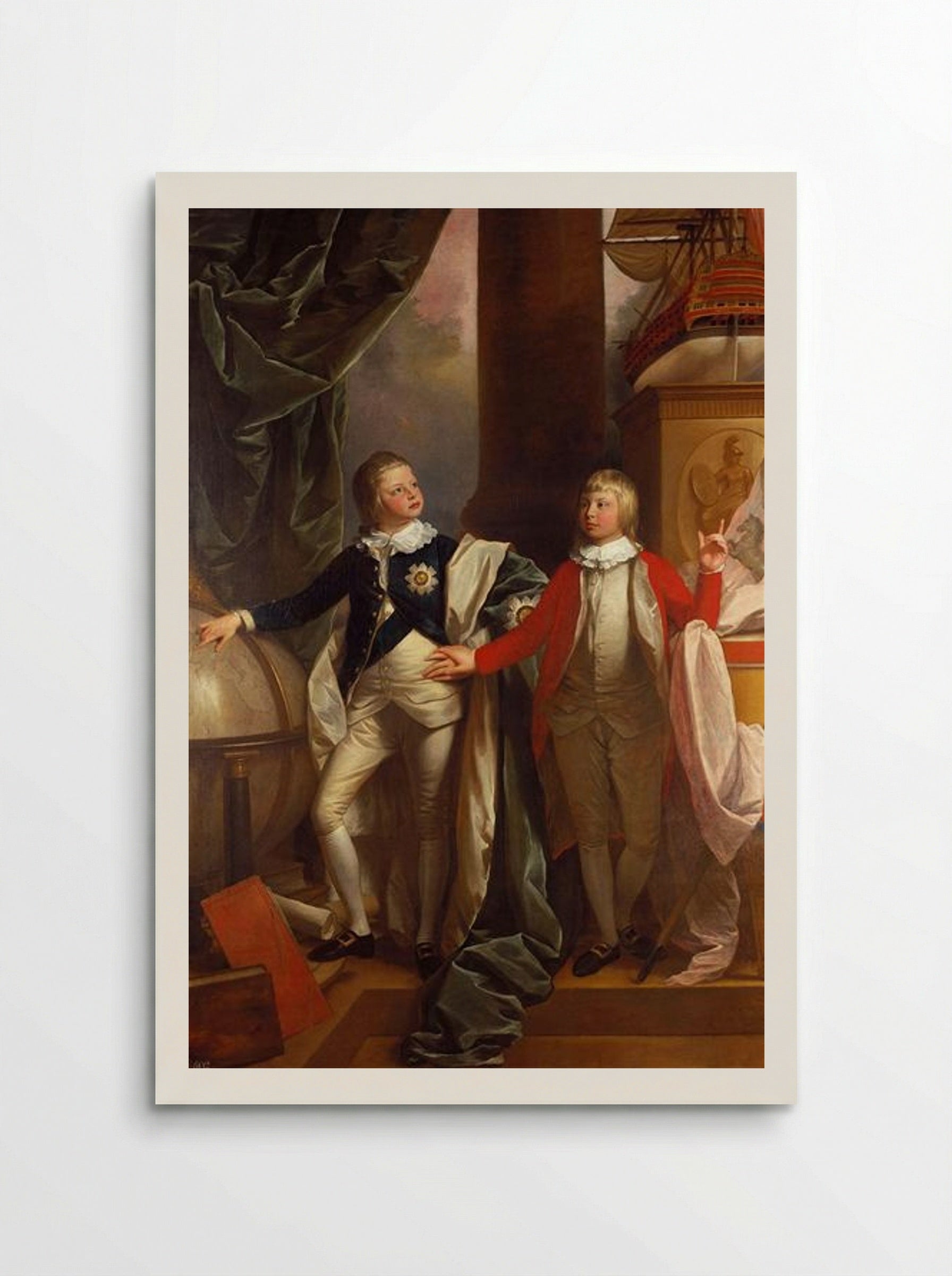 Princes William and Edward - Benjamin West - Poster