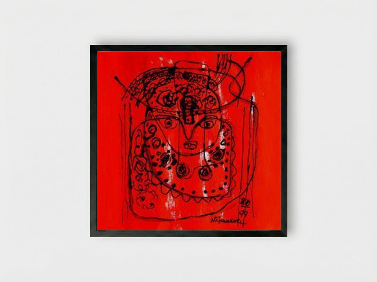 Princess Ralu - George Stefanescu-Ramnic - Framed Print Black