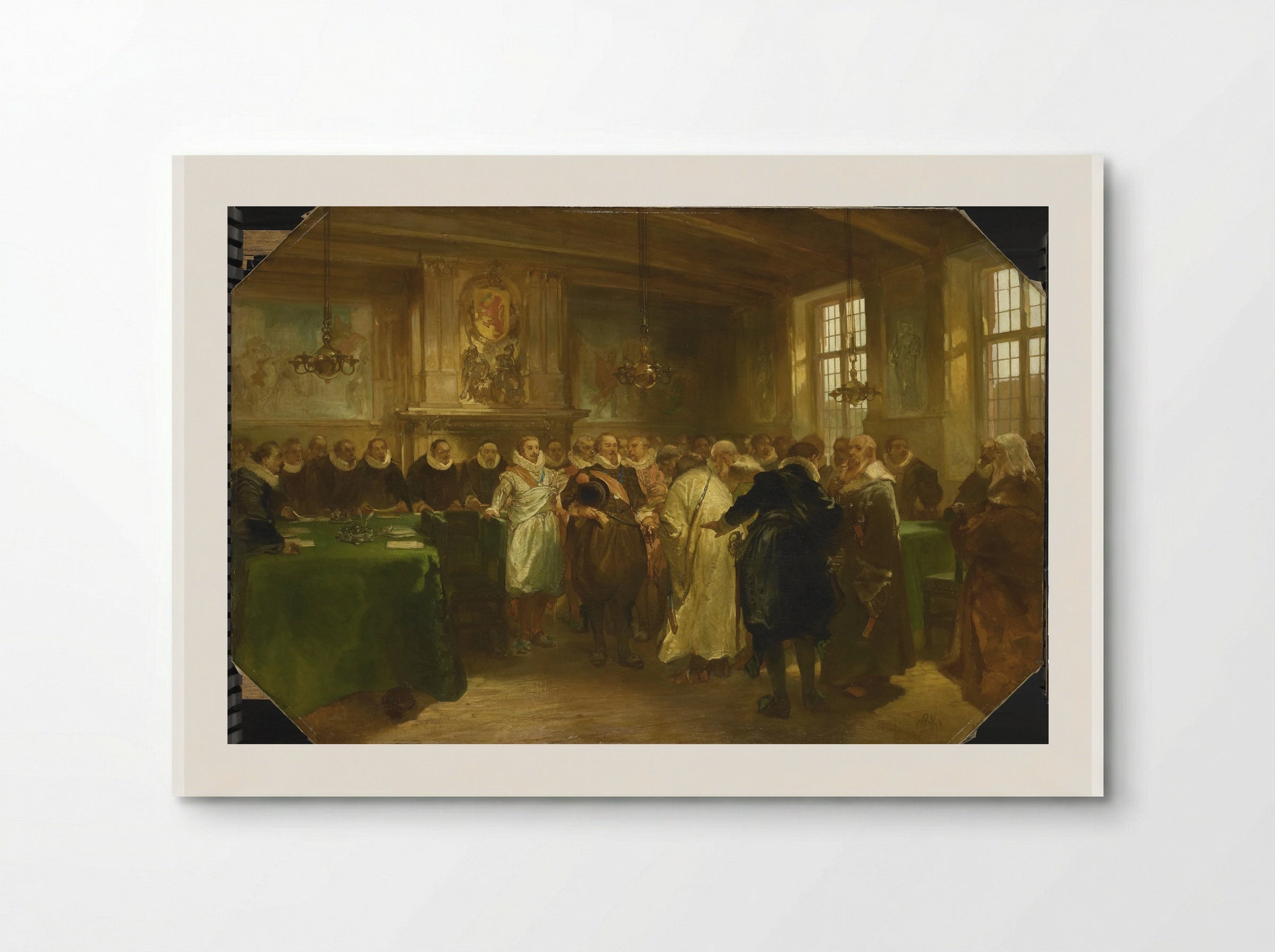 Prins Maurits ontvangt een delegatie uit Rusland in 1614 - Charles Rochussen - Poster
